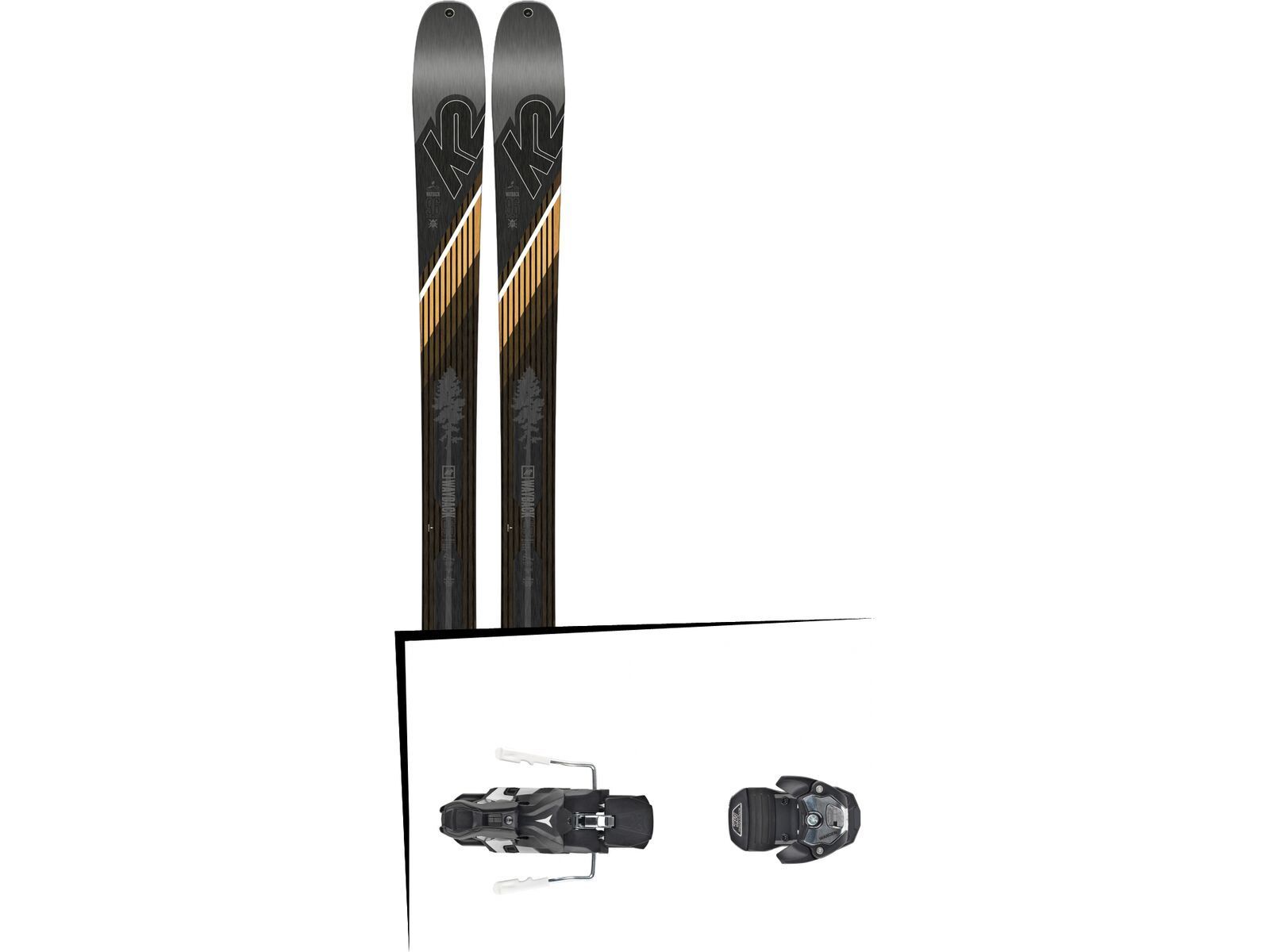 Set: K2 SKI Wayback 96 2019 + Atomic Warden MNC 13 black/black | Bild 1