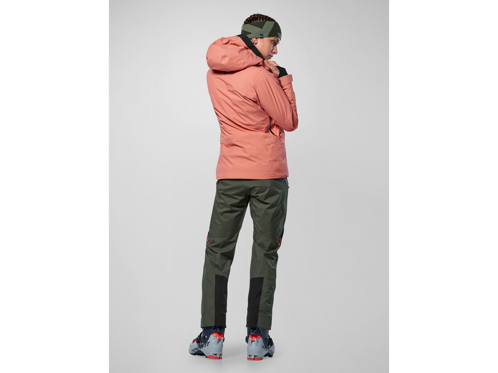 Salewa Sella 3 Layers Powertex Hardshell Jacke Damen, desert pink | Bild 7