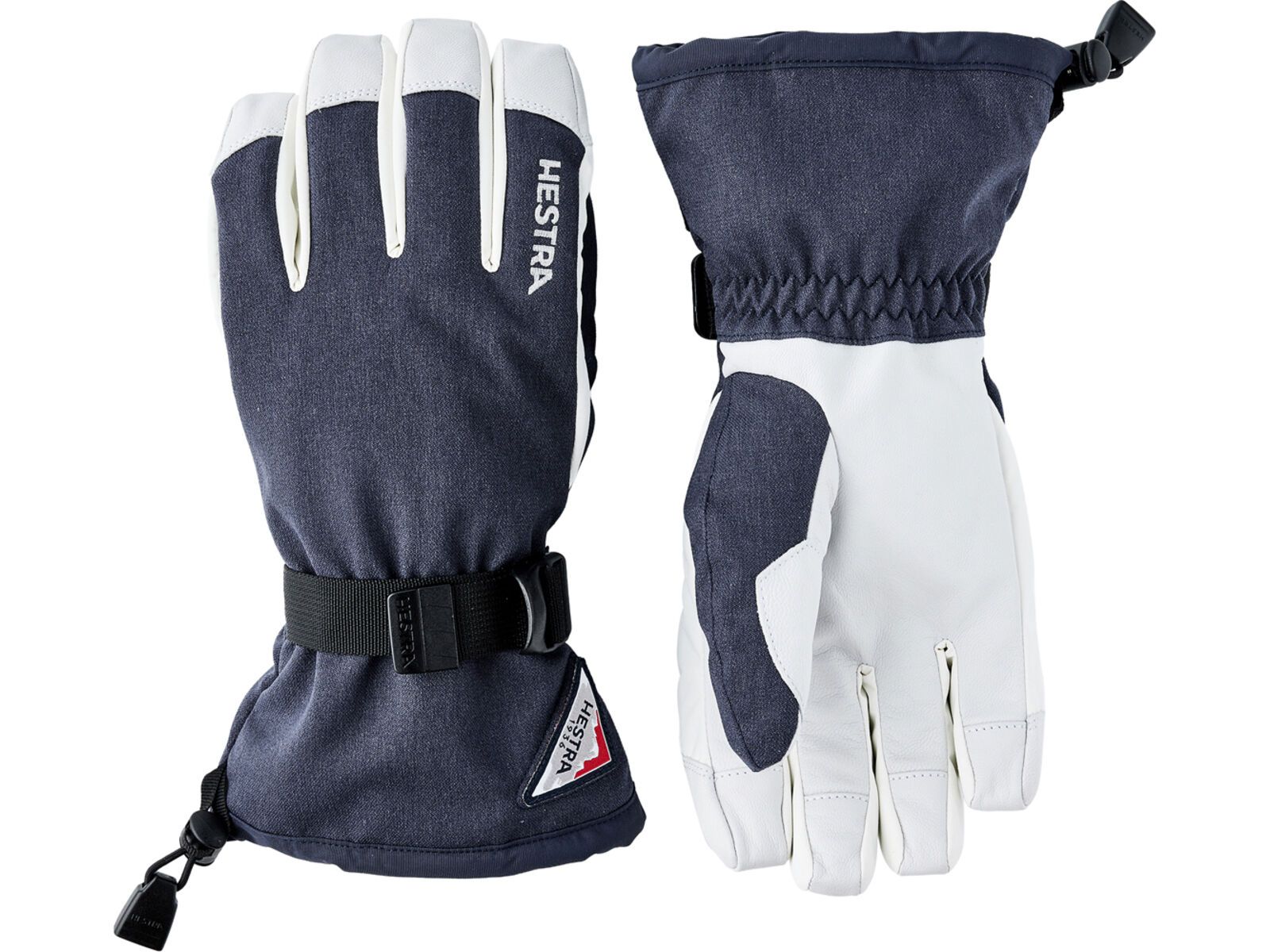 Hestra Powder Gauntlet 5 Finger, navy/offwhite | Bild 1