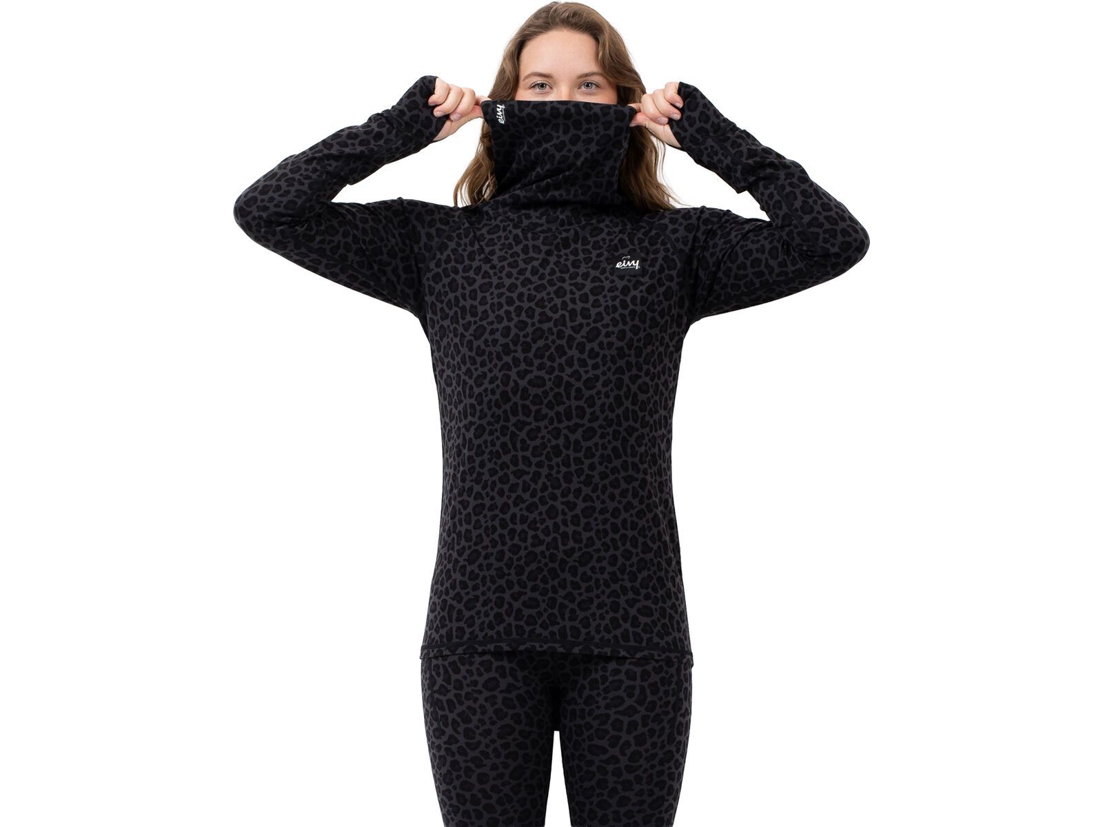 Eivy Icecold Merino Wool Gaiter Top, black leopard | Bild 1