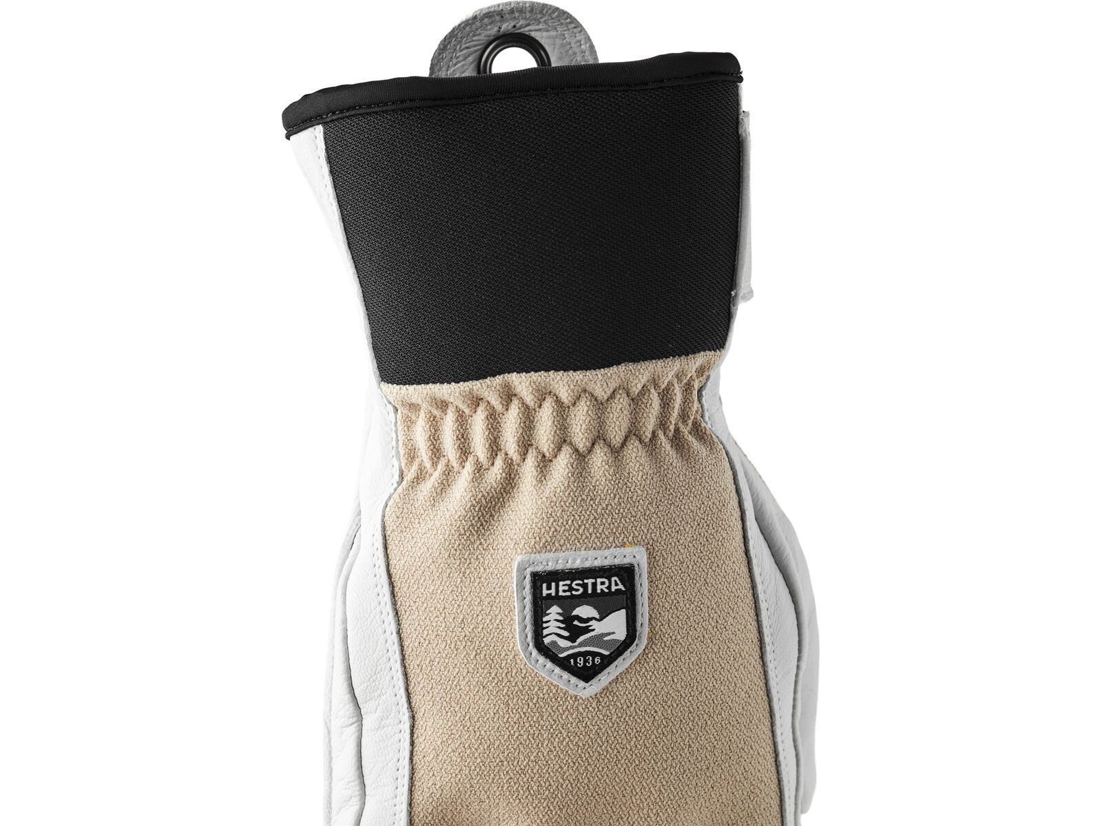 Hestra Army Leather Patrol 5 Finger, beige | Bild 4