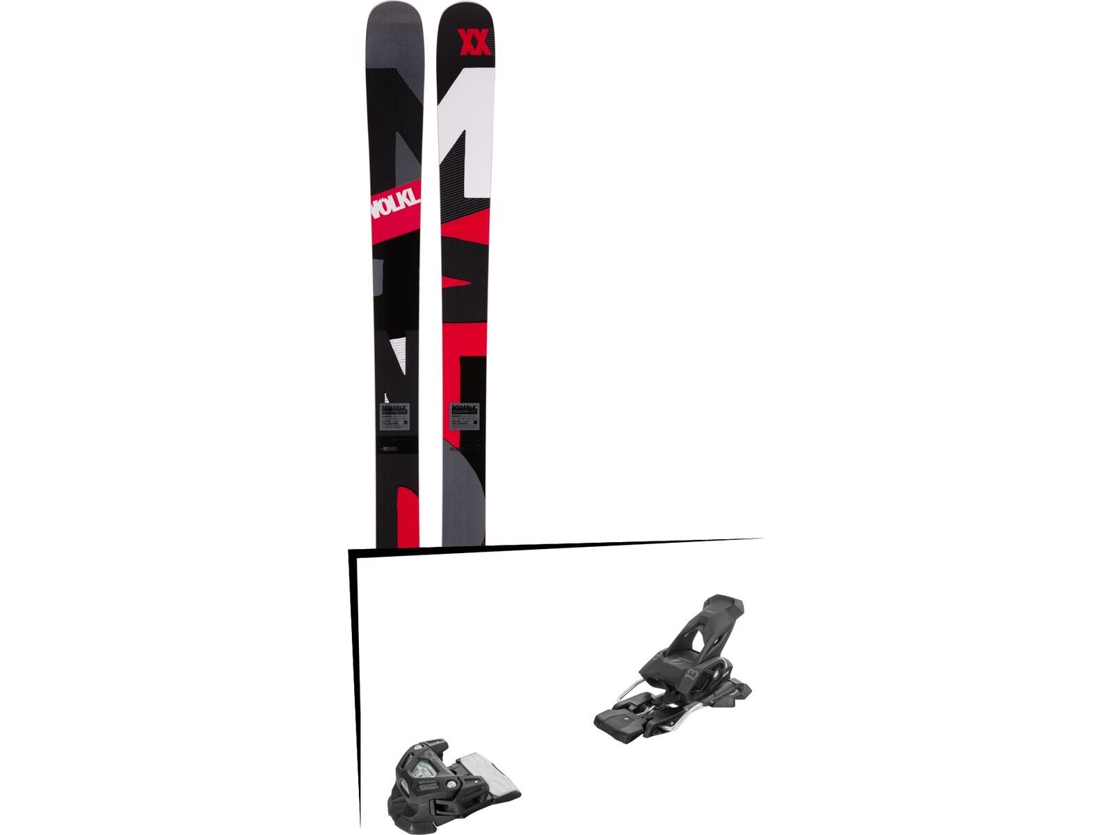 Set: Völkl Mantra 2017 + Tyrolia Attack 13 110 mm, solid black - Skiset | Bild 1