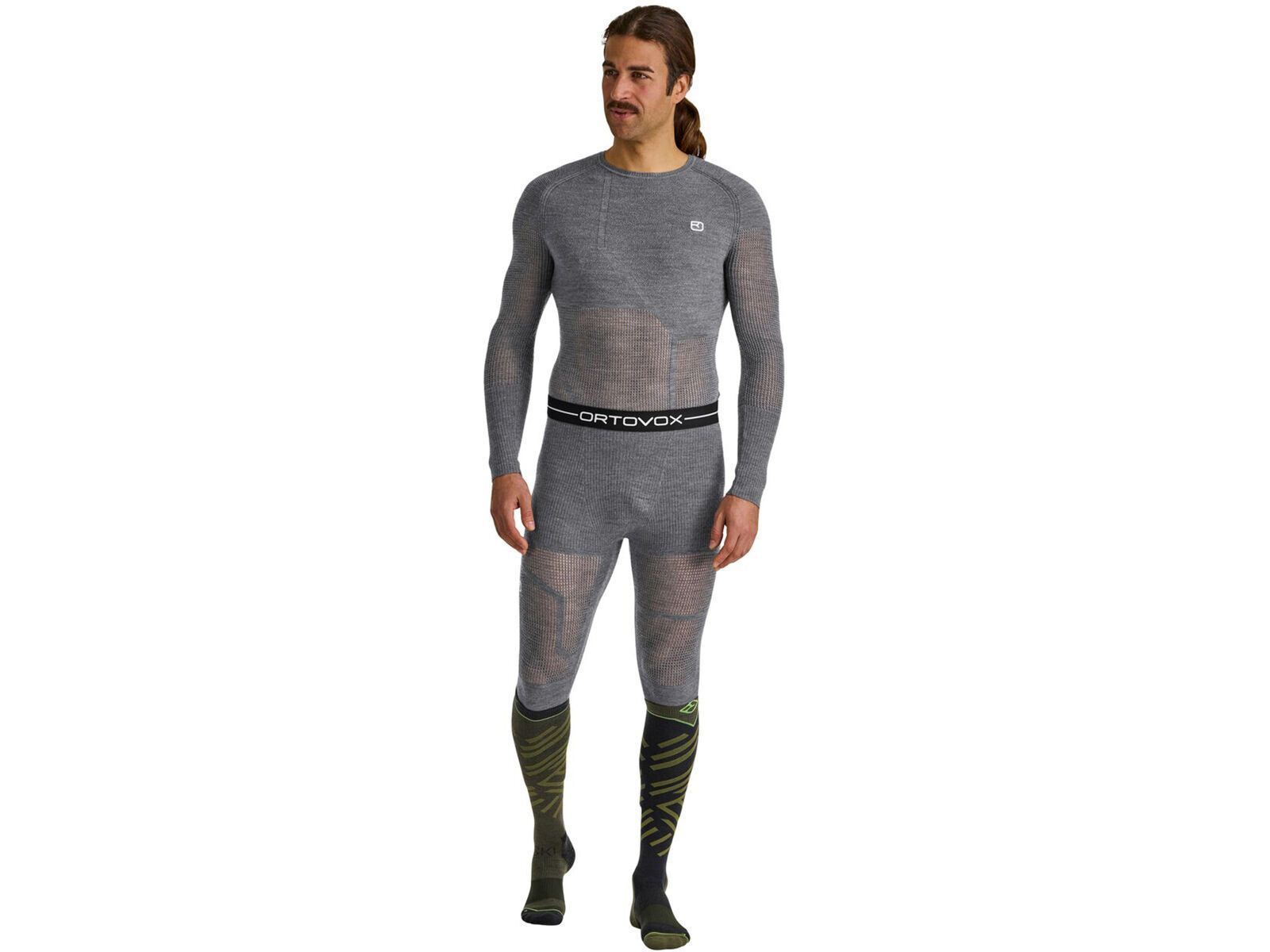 Ortovox Ski Tour Long Socks M, dark wild herbs | Bild 3
