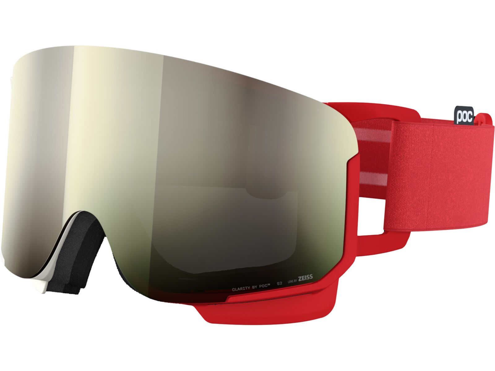 POC Nexal, Clarity Uni. Partly Sunny Ivory / rouge/blanc | Bild 1