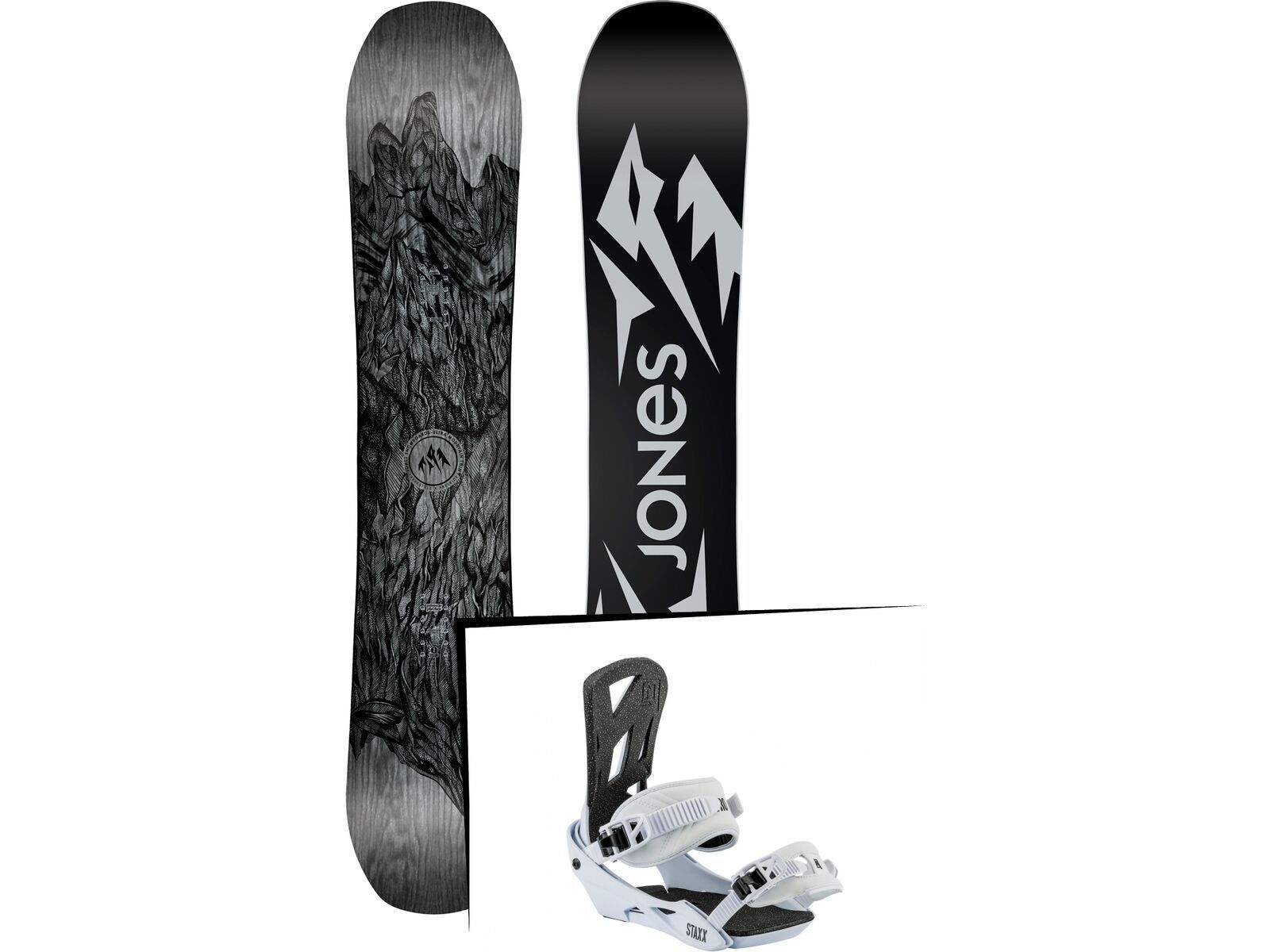 Set: Jones Ultra Mountain Twin Wide 2019 + Nitro Staxx salt | Bild 1