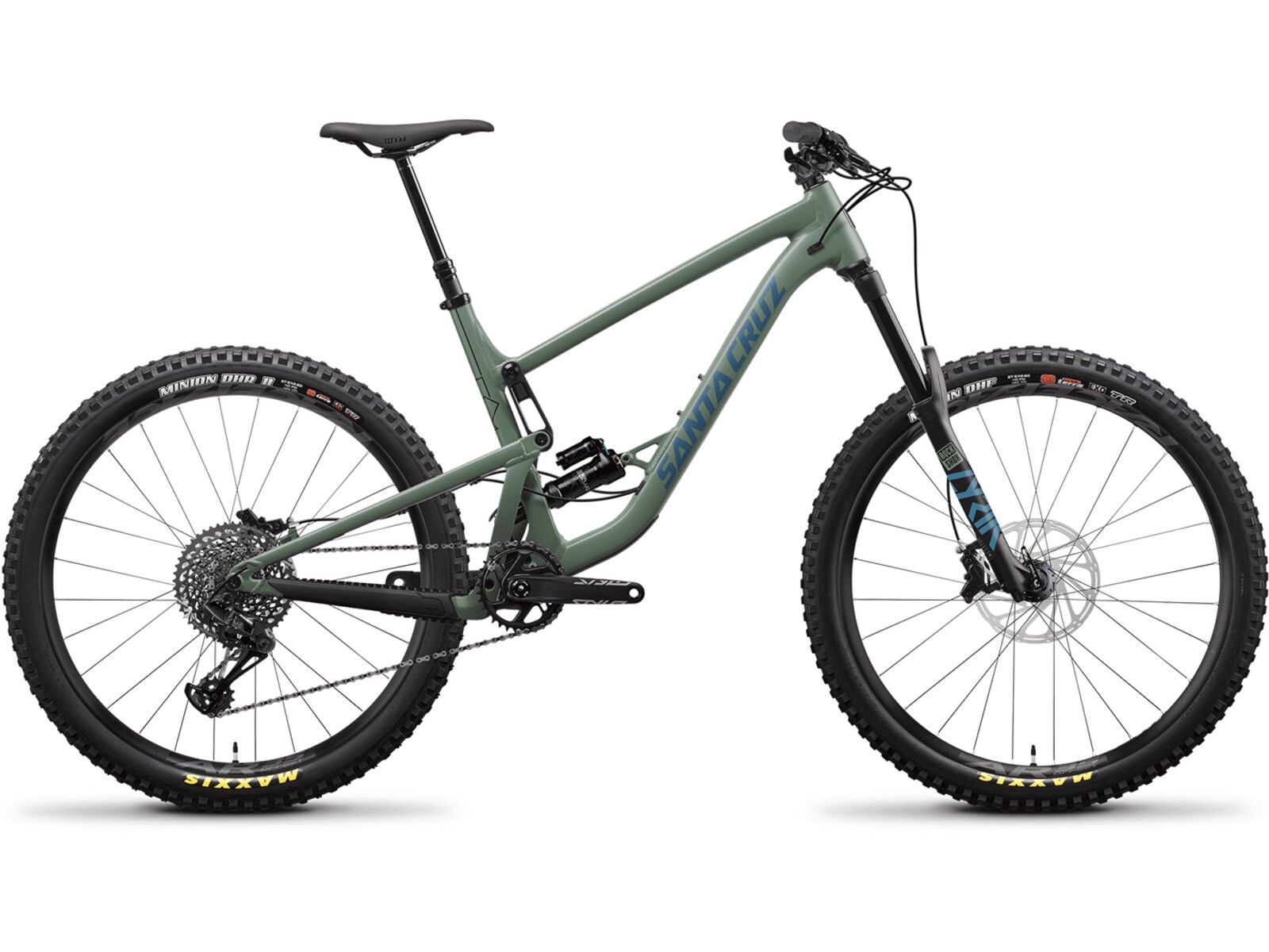 Santa Cruz Bronson AL S+, matte olive and blue | Bild 1