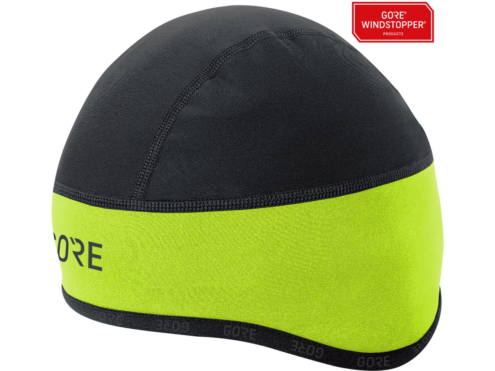 Gore Wear C3 Gore Windstopper Helmet Kappe, neon yellow/black | Bild 2