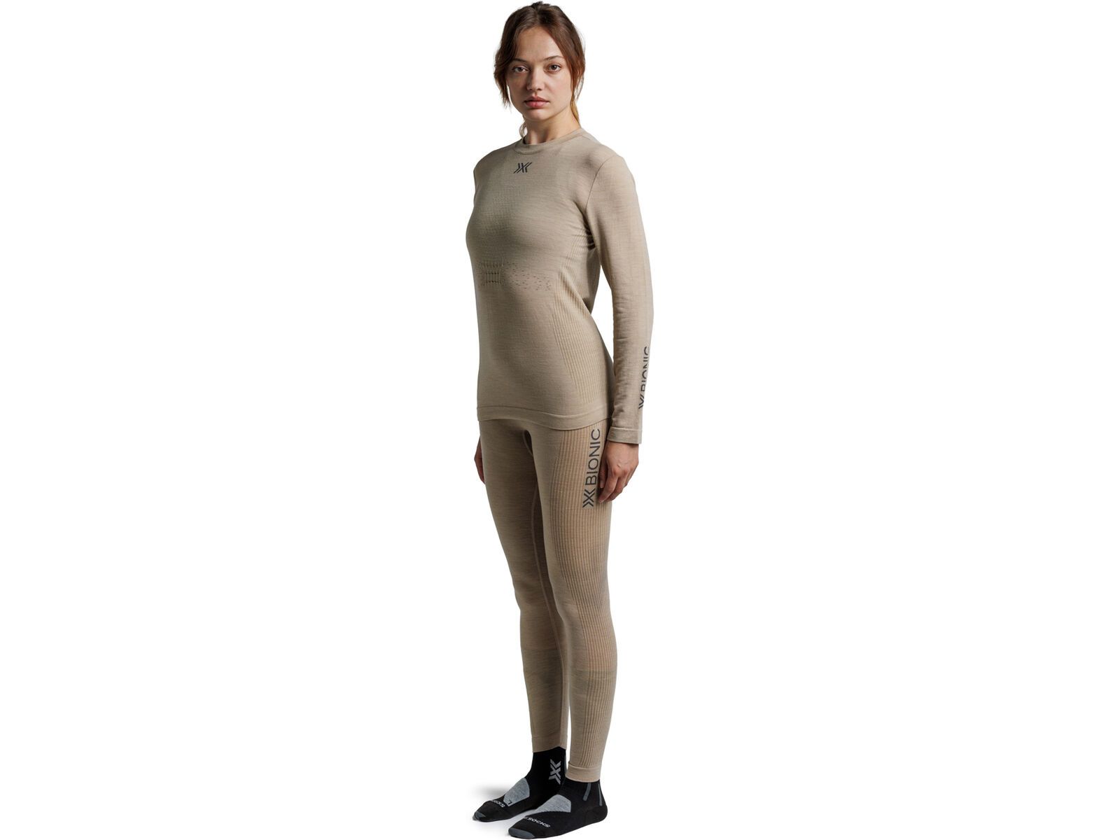 X-Bionic Mightywool Shirt LS Wmn, sand | Bild 6