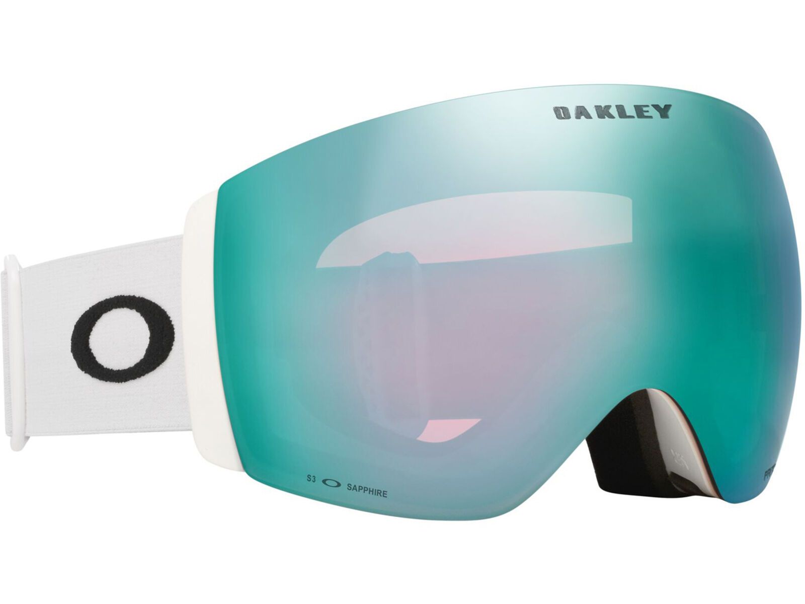 Oakley Flight Deck Pro L, Prizm Snow Sapphire Iridium & Iced / matte white | Bild 13