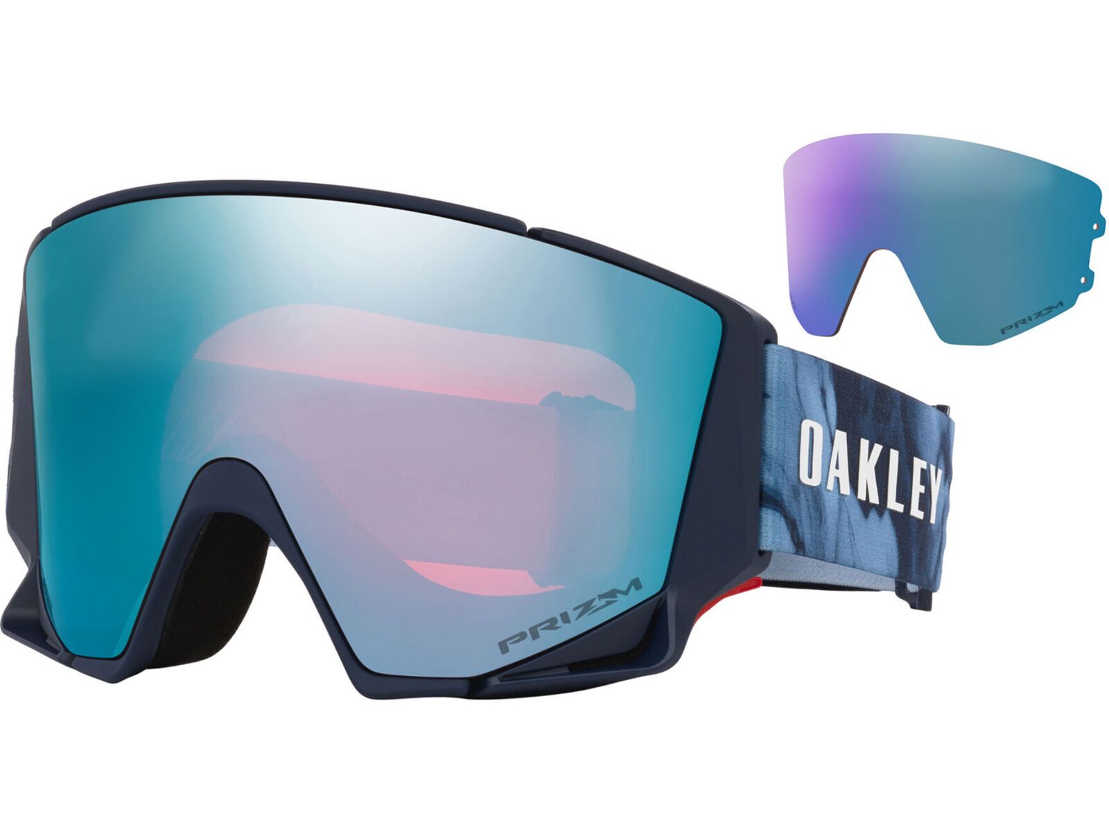 Oakley Flow Scape M Alexander Kilde Sign., Prizm Snow Sapphire Iridium & Iced | Bild 1