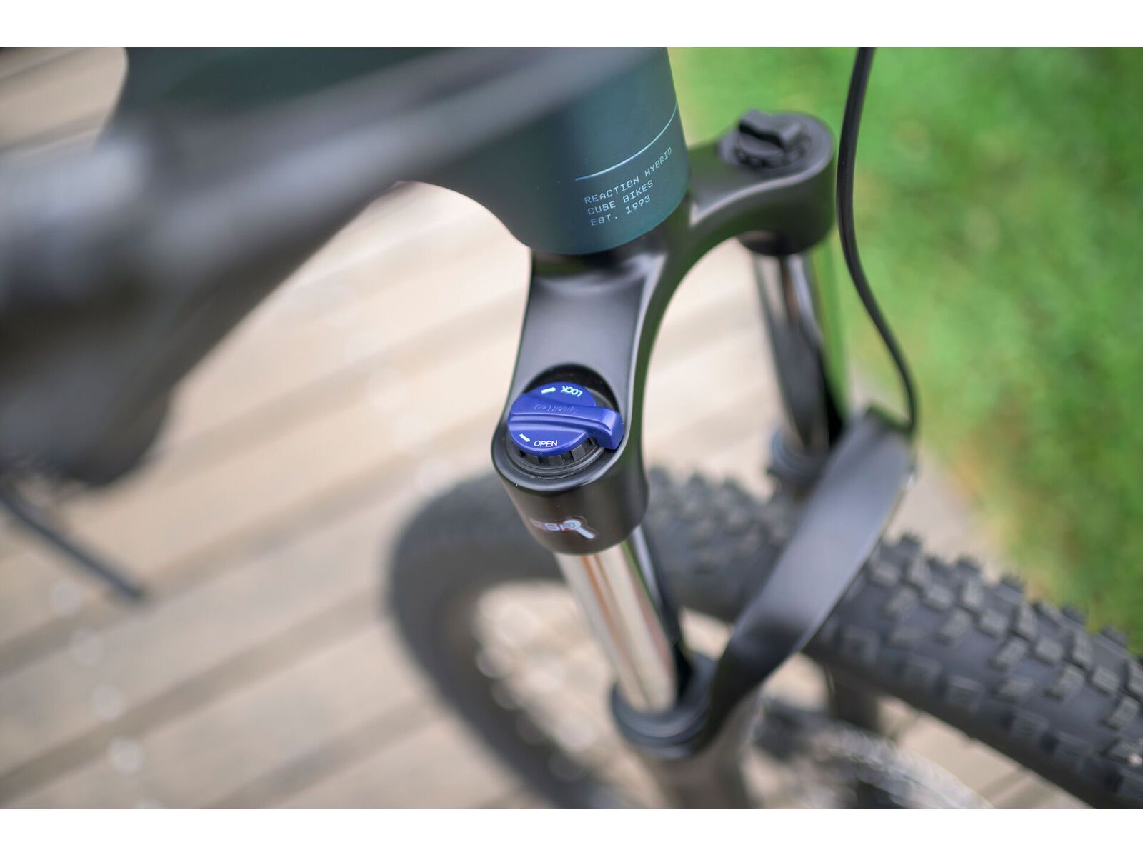 Cube Reaction Hybrid One 800 Trapeze 27.5, royalgreen´n´prism | Bild 8