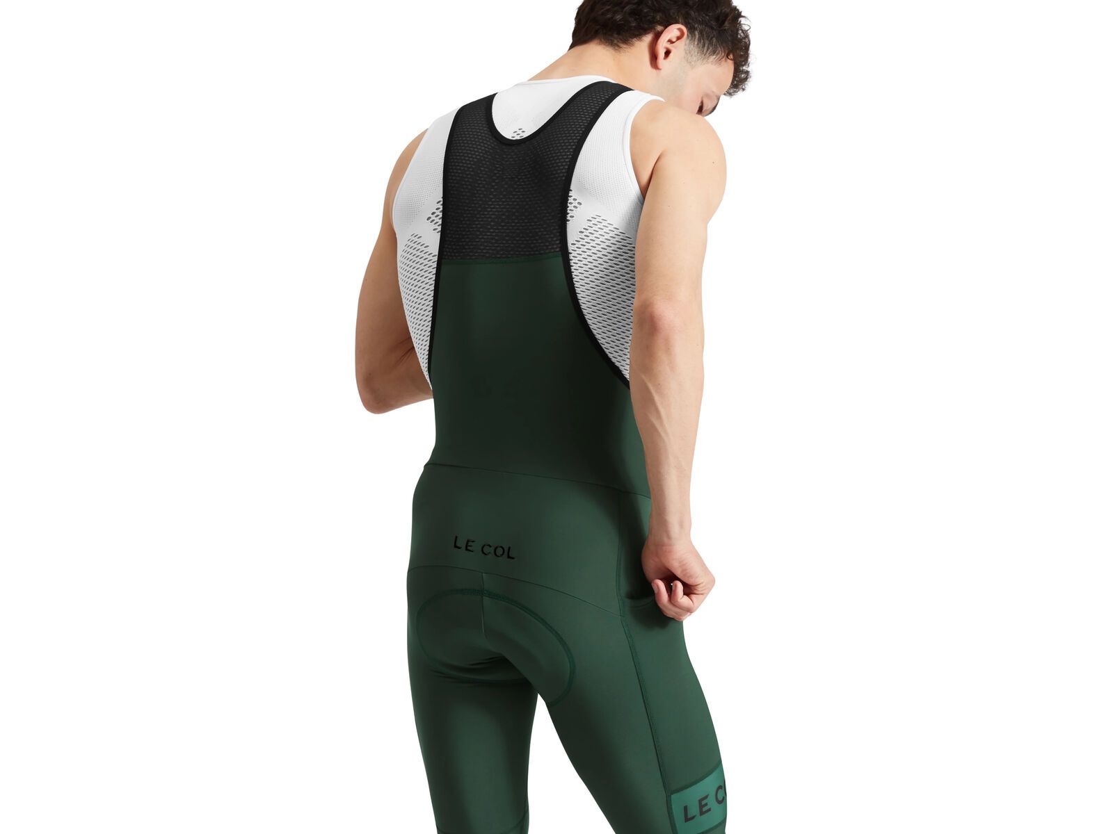 Le Col Sport Cargo Bib Tights, forest green/black | Bild 5