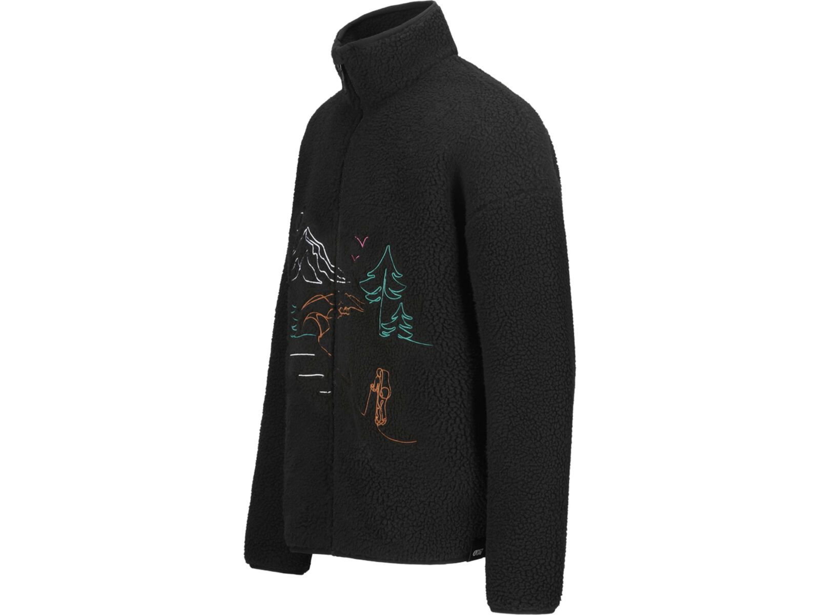 Picture Hafdals EMB Zip Fleece, black | Bild 2