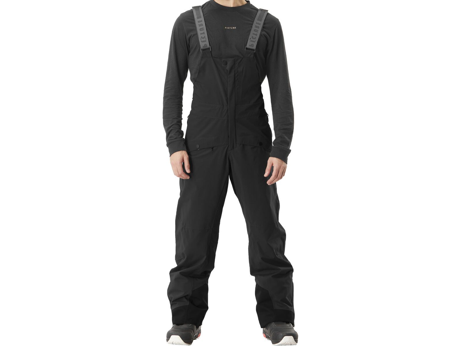 Picture Avening Bib Pants, black | Bild 1