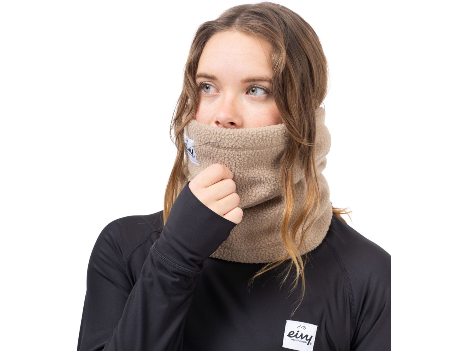 Eivy Beanie Sherpa Neckwarmer, sand | Bild 2