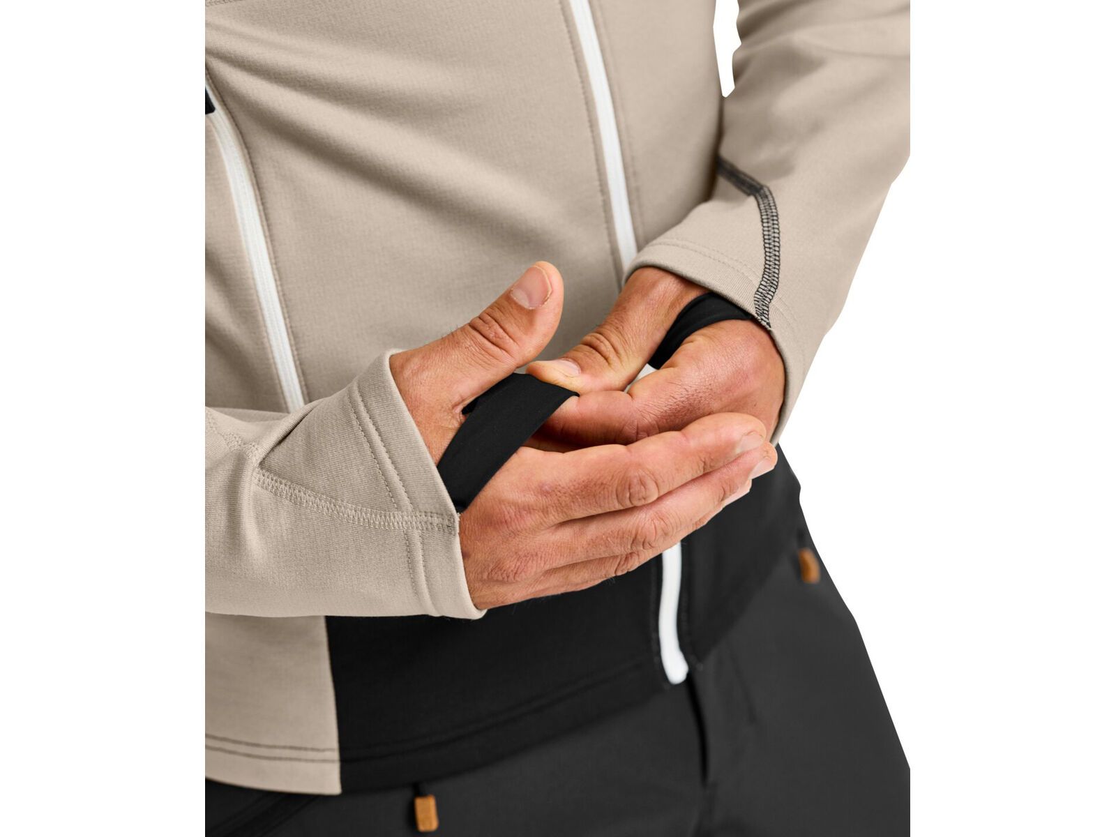 Ortovox Merino Fleece Light Jacket M, grey sand | Bild 5
