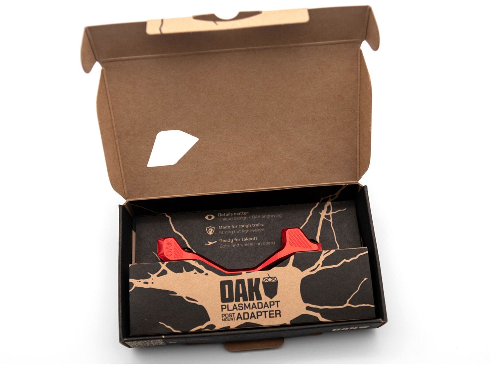 OAK Components Plasmadapt Bremsadapter PM +40/43 mm, red | Bild 8