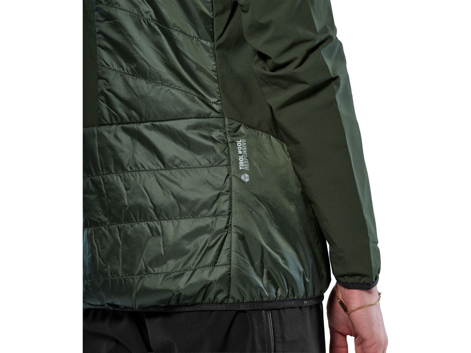 Salewa Ortles Hybrid TirolWool Responsive Jacke Herren, black out | Bild 7