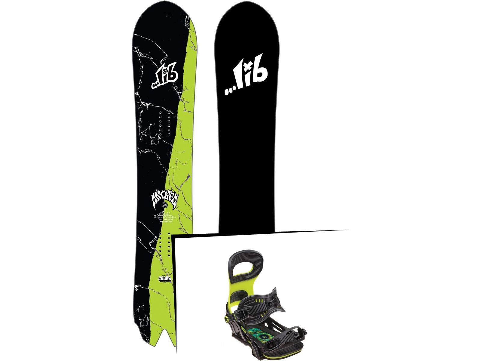 Set: Lib Tech Round Nose Fish 2019 + Bent Metal Transfer (2260307S) | Bild 1