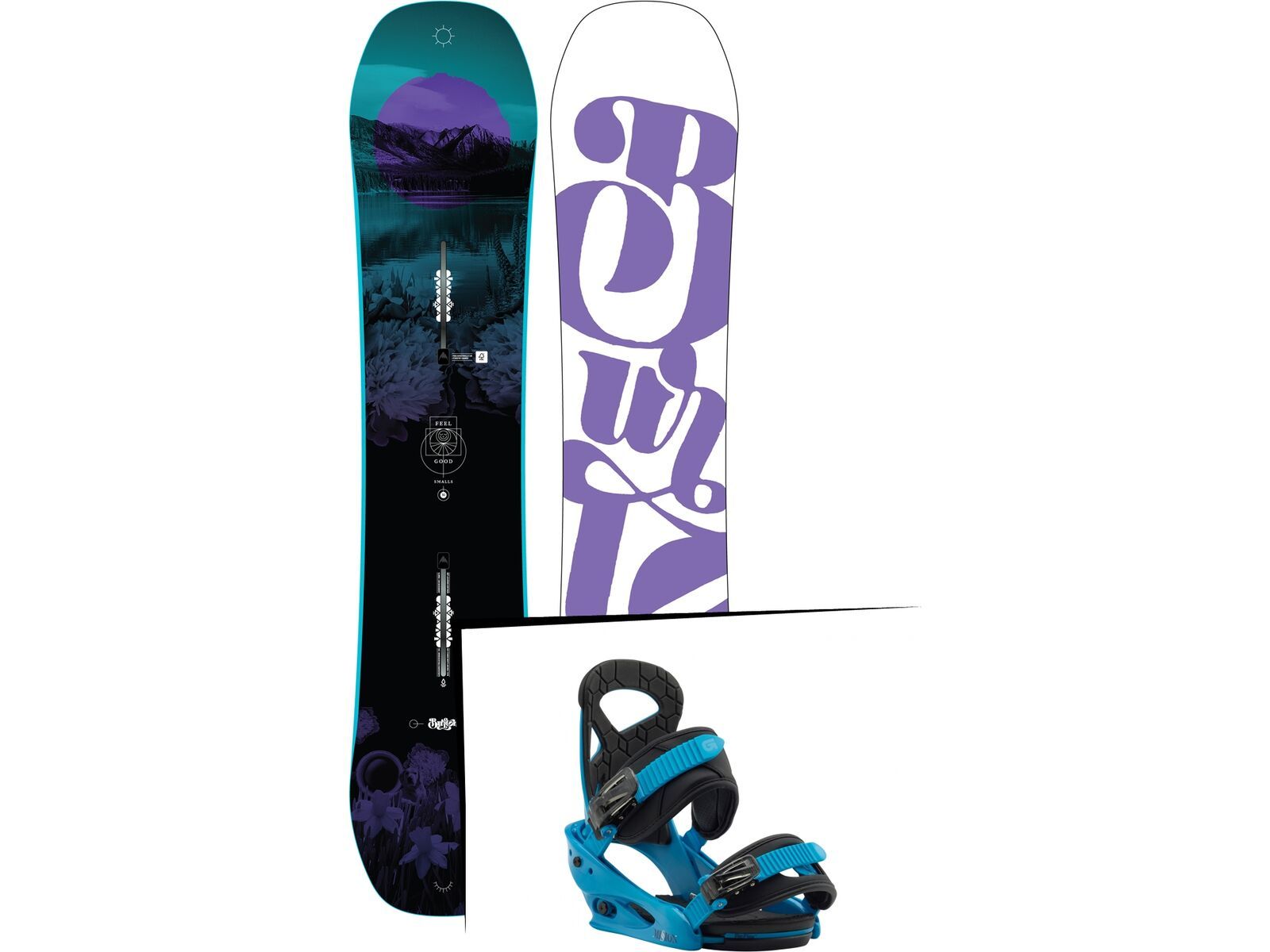 Set: Burton Feelgood Smalls 2019 + Burton Mission Smalls blue boy | Bild 1