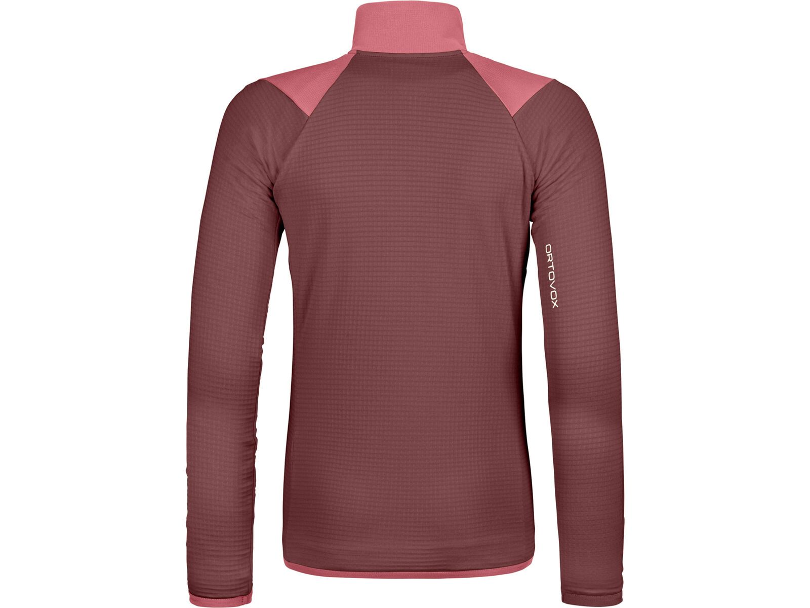 Ortovox Merino Fleece Grid Jacket W, mountain rose | Bild 2