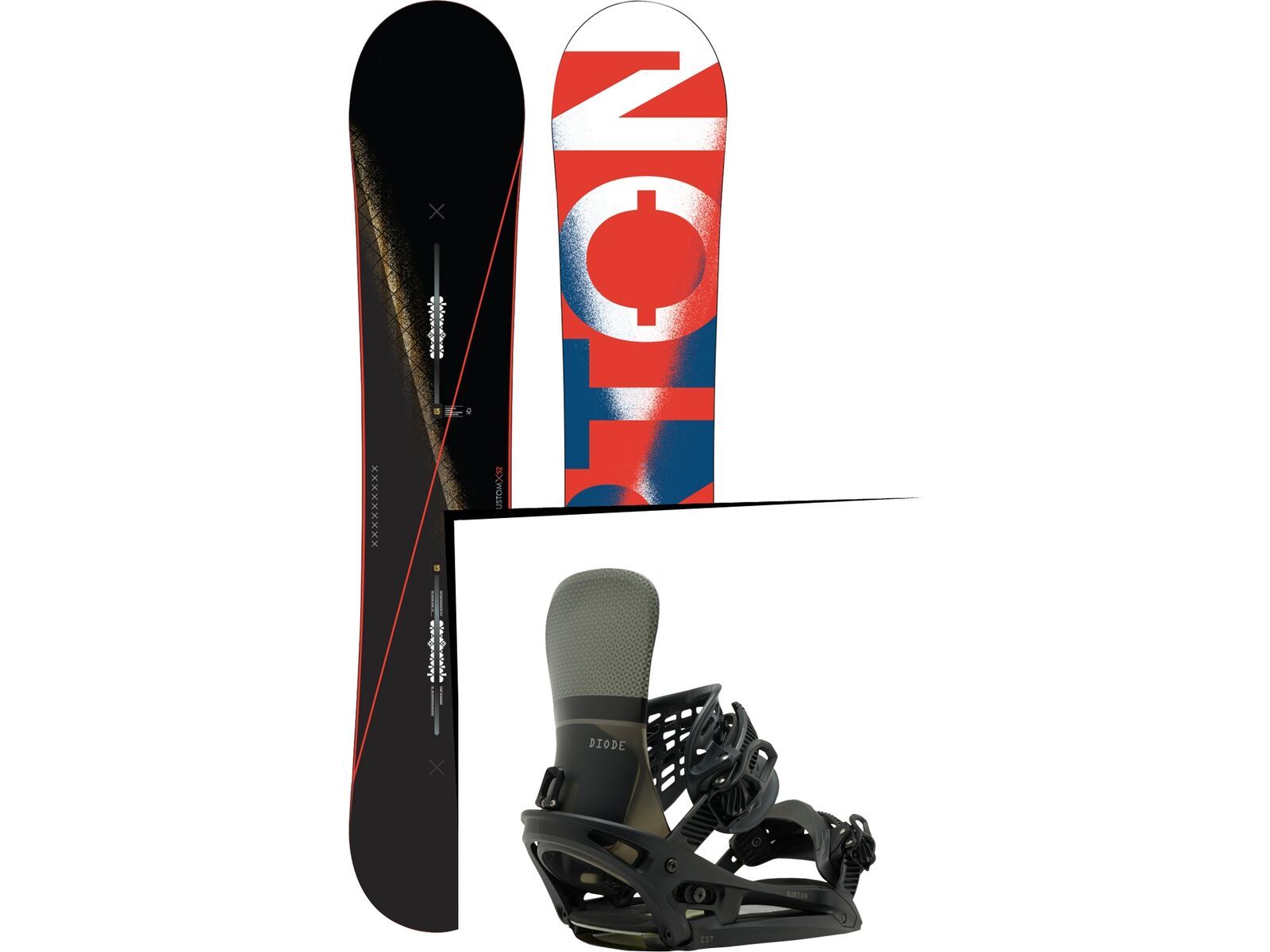 Burton Set: Custom X 2016 + Burton Diode EST | Bild 1