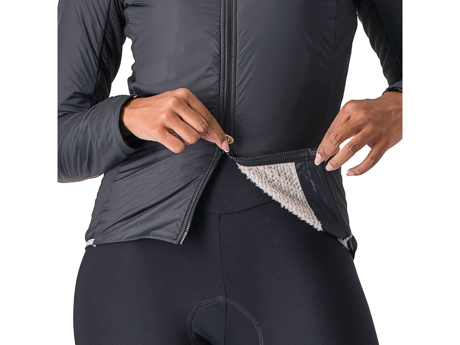 Castelli Fly Direct W Jacket, light black/silver gray | Bild 5