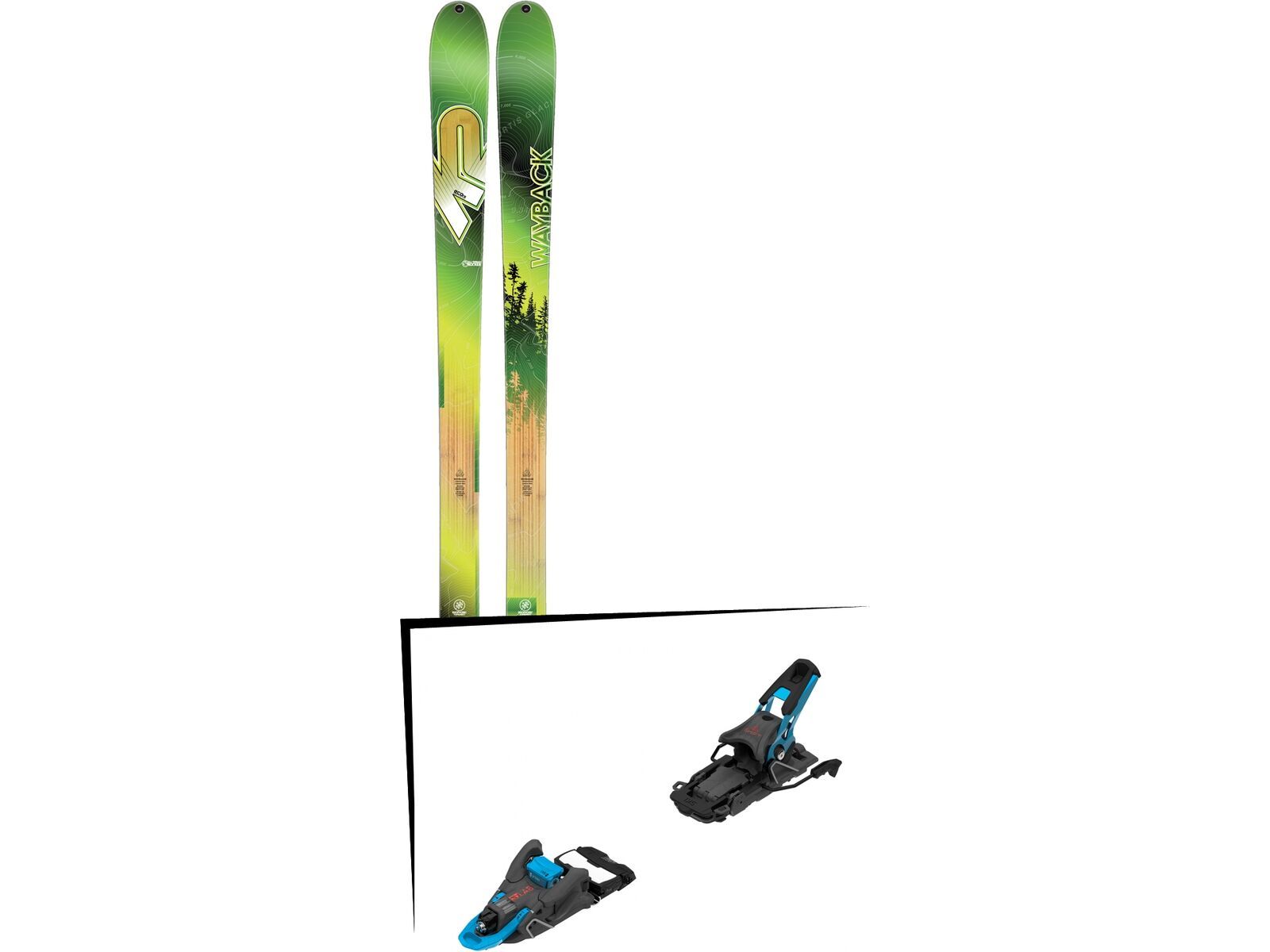 Set: K2 SKI Wayback 88 ECOre 2017 + Salomon S/Lab Shift MNC (2212363) | Bild 1