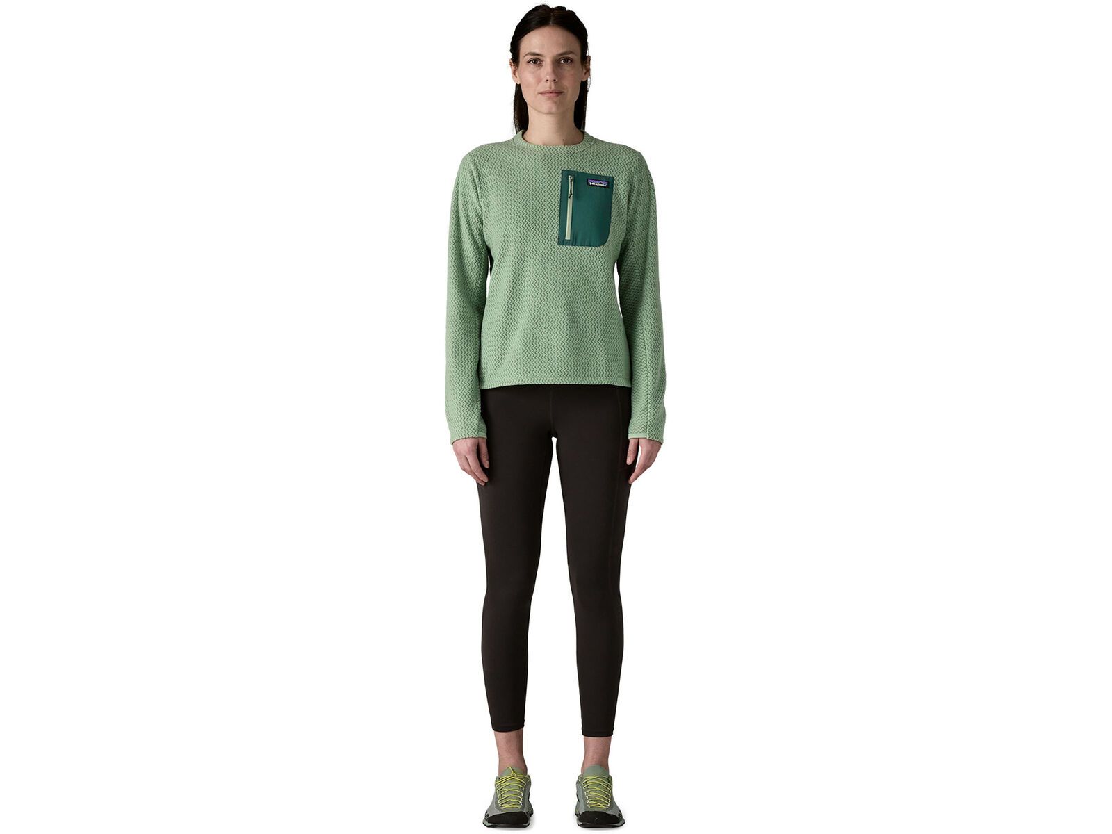 Patagonia Women's R1 Air Crew, ellwood green | Bild 5