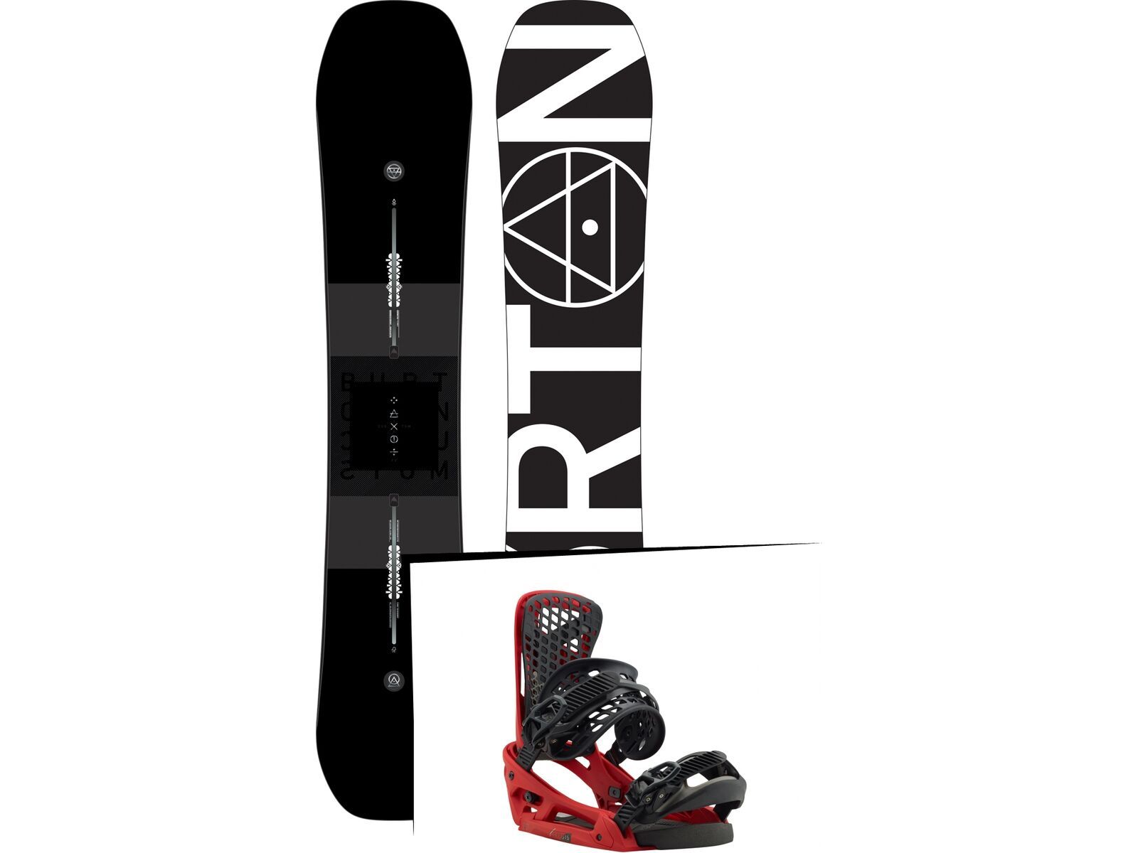 Set: Burton Custom X Flying V 2019 +  Genesis EST (1930981S) | Bild 1