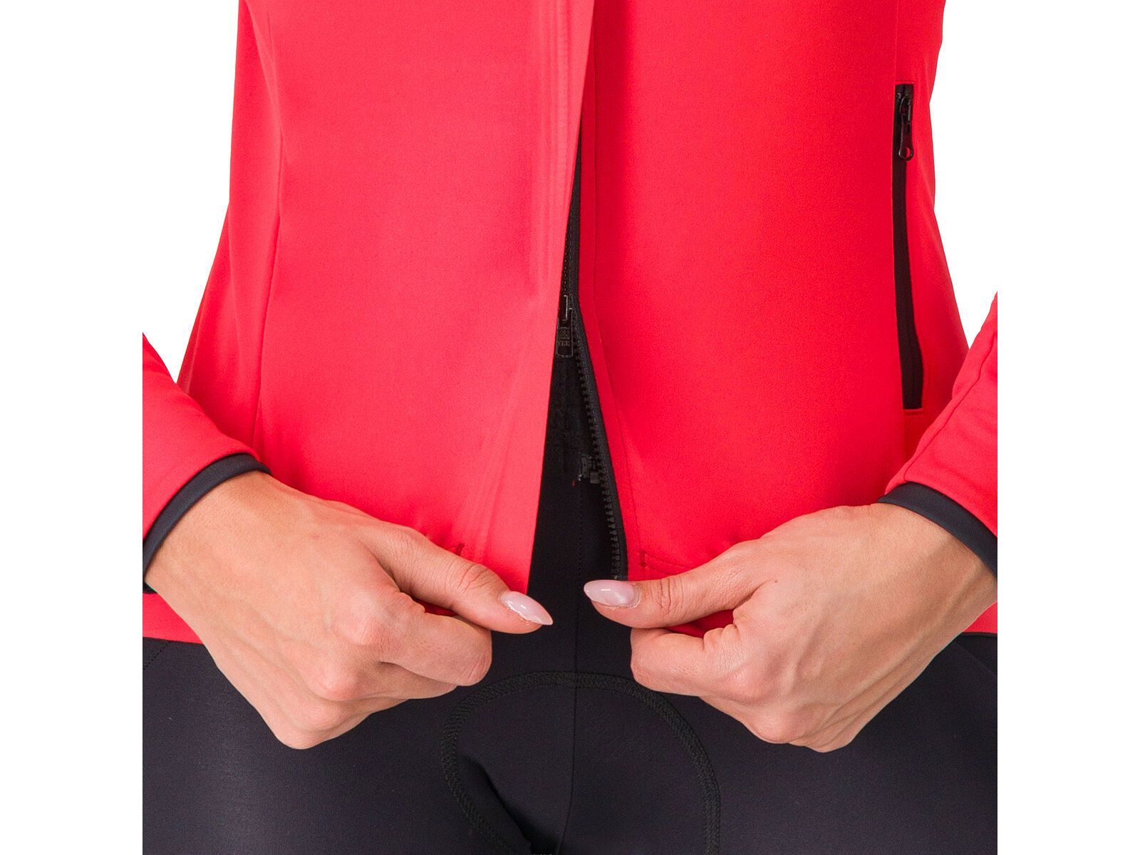 Castelli Alpha 150 W Jacket, hibiscus/black | Bild 8