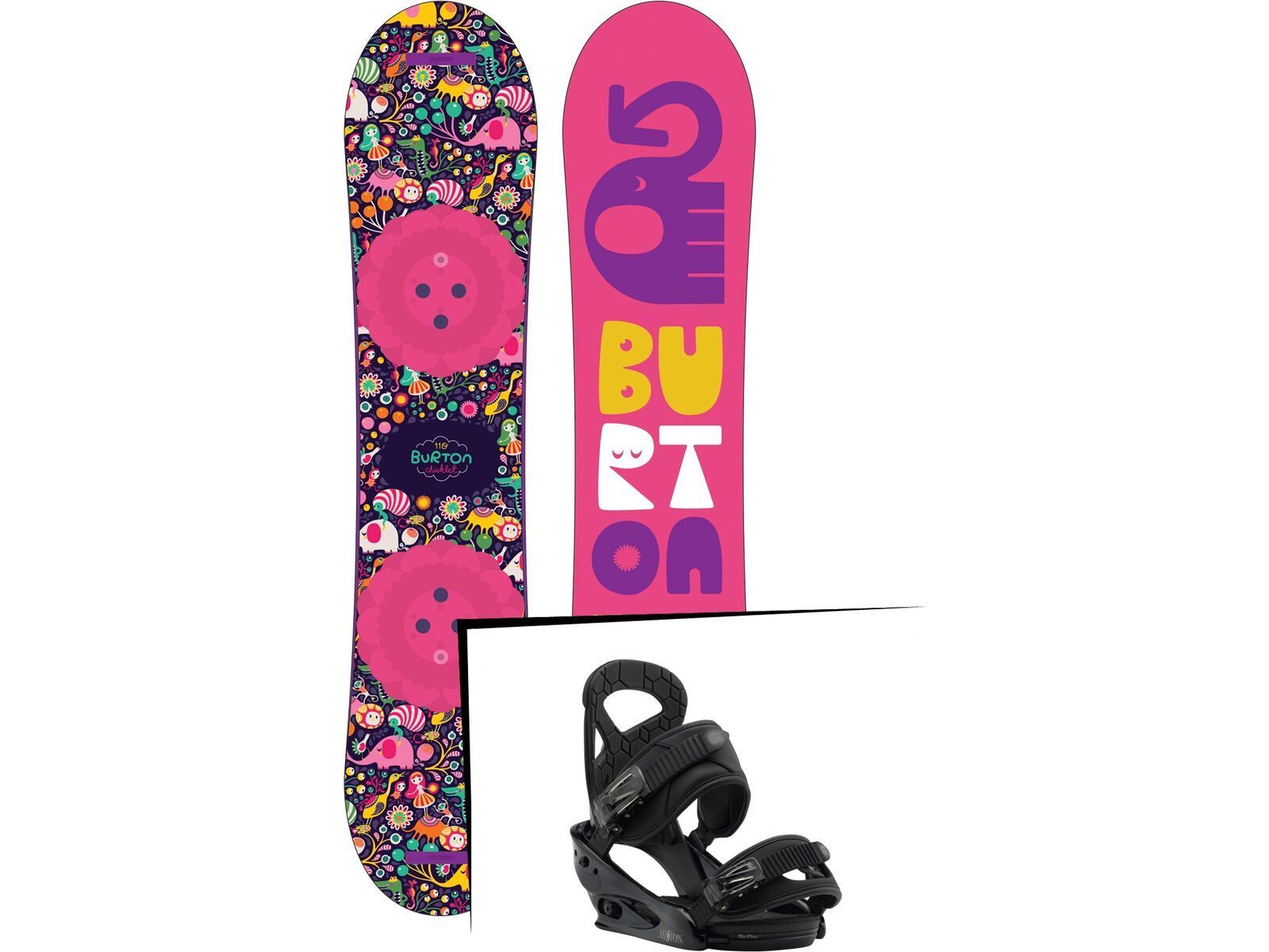 Set: Burton Chicklet 2019 + Burton Mission Smalls black | Bild 1