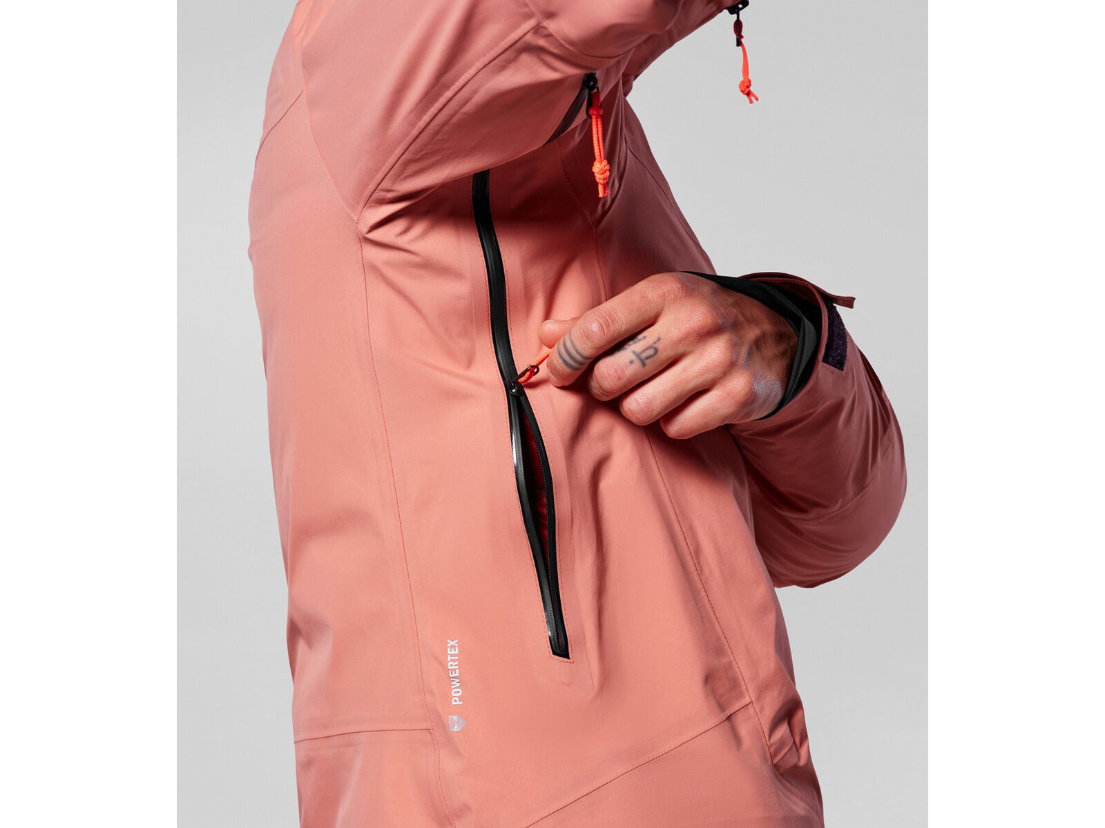 Salewa Sella 3 Layers Powertex Hardshell Jacke Damen, desert pink | Bild 2