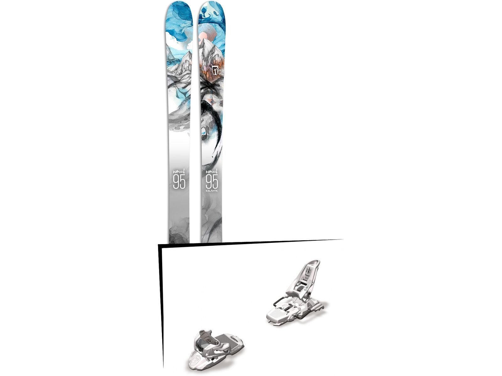 Set: Icelantic Nomad 95 2017 + Marker Squire 11 (1685410) | Bild 1