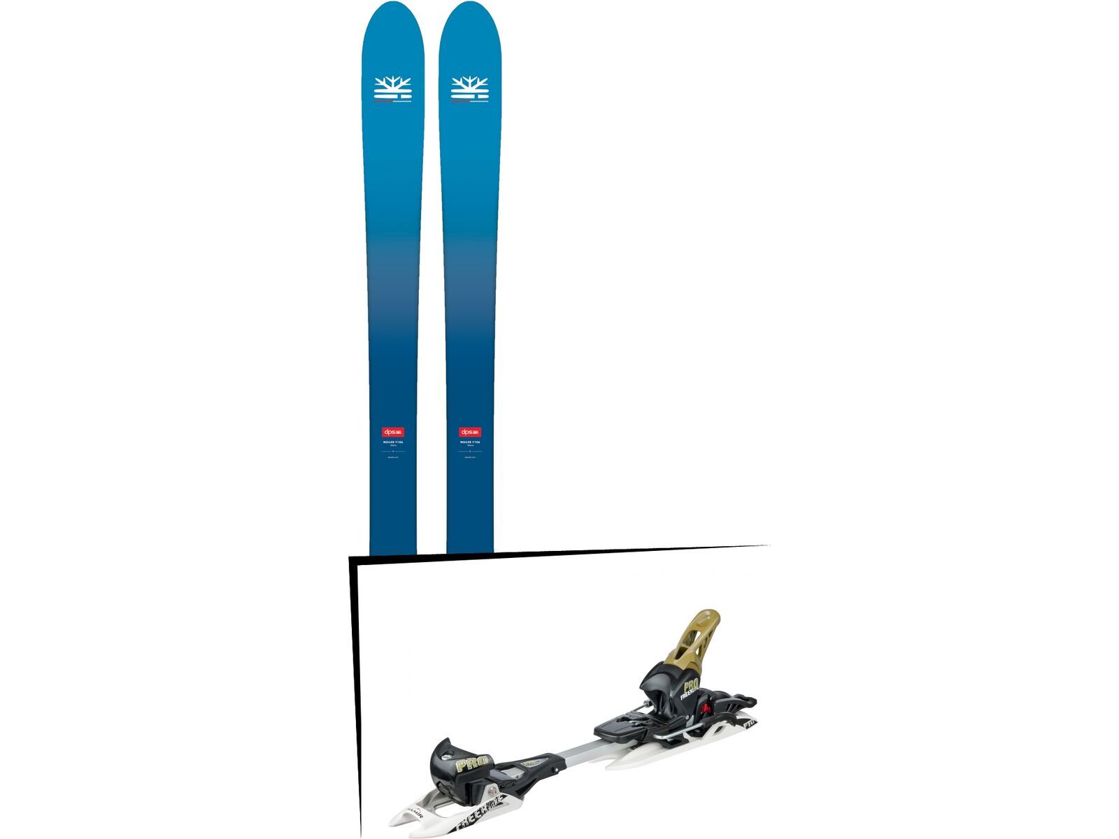 Set: DPS Skis Wailer F106 Foundation 2018 + Fritschi Diamir Freeride Pro schwarz-olive | Bild 1