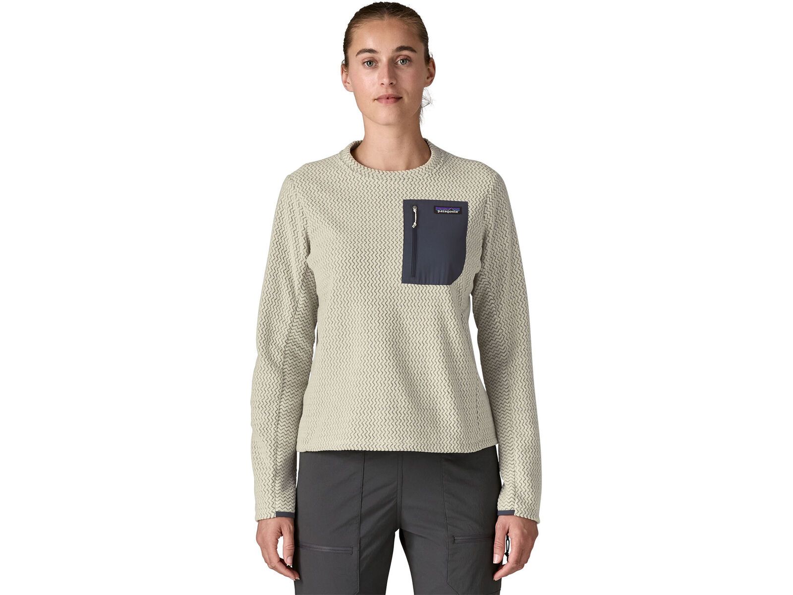 Patagonia Women's R1 Air Crew, wool white | Bild 2