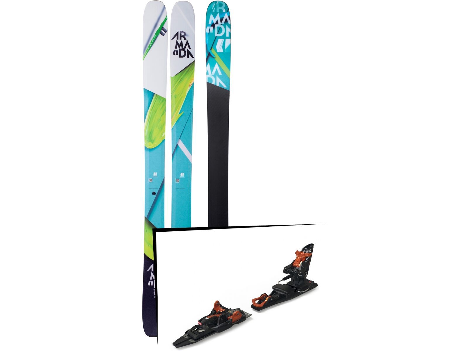 Set: Armada Trace 108 2018 + Marker Kingpin 13 Demo black/copper | Bild 1