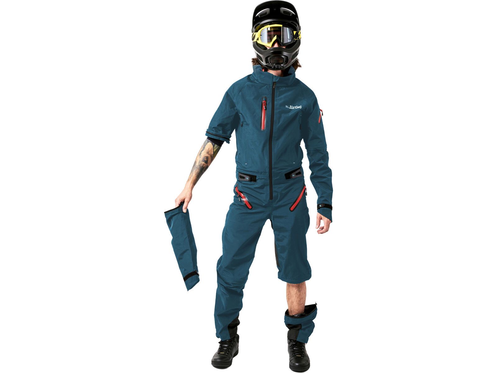 dirtlej Dirtsuit SFD Edition V4, greenblue cherry | Bild 5