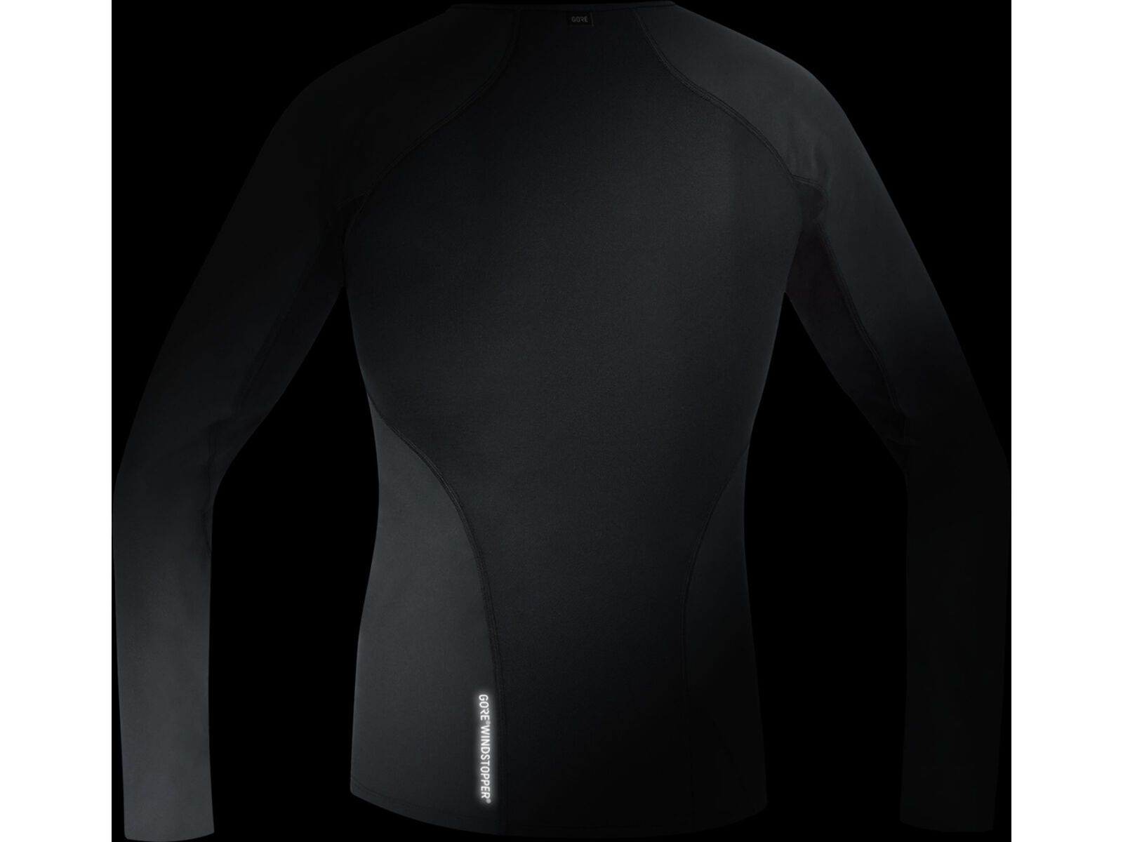 Gore Wear M Gore Windstopper Base Layer Thermo Shirt Langarm, black | Bild 5