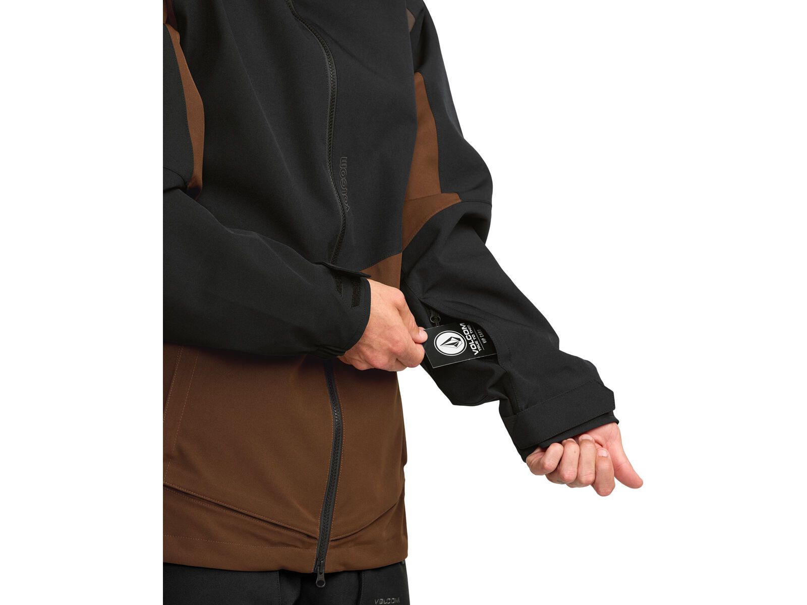 Volcom Brighton Full Zip Jacket, brown | Bild 5