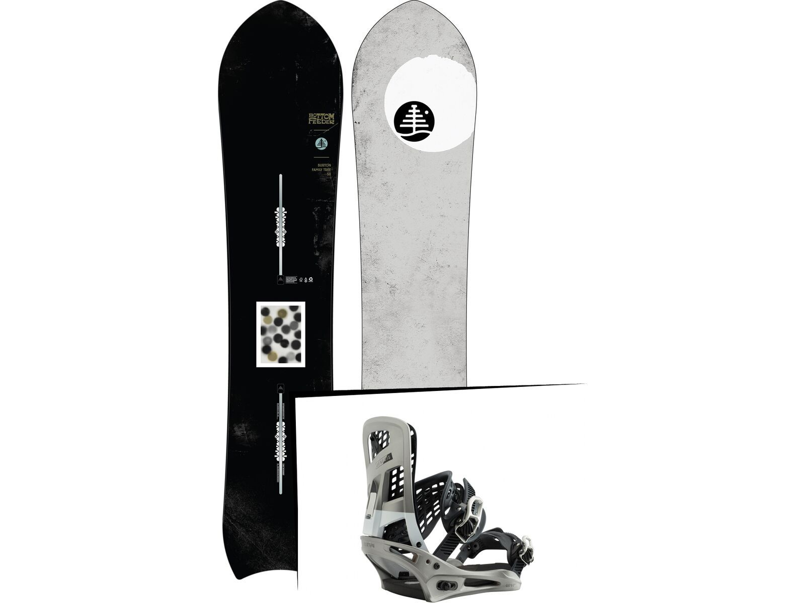 Set: Burton Family Tree Bottom Feeder 2019 + Burton Genesis super silver | Bild 1