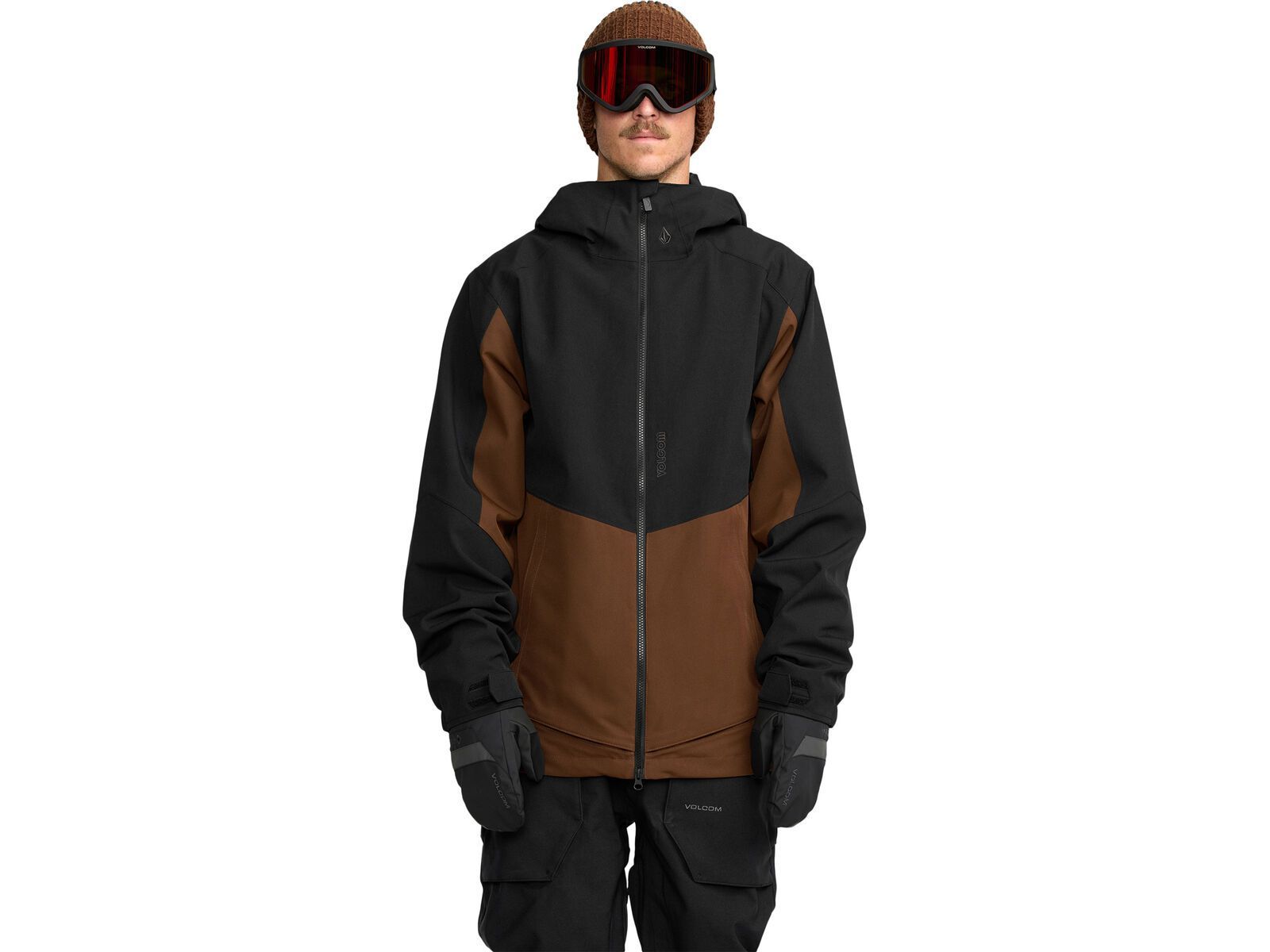 Volcom Brighton Full Zip Jacket, brown | Bild 1