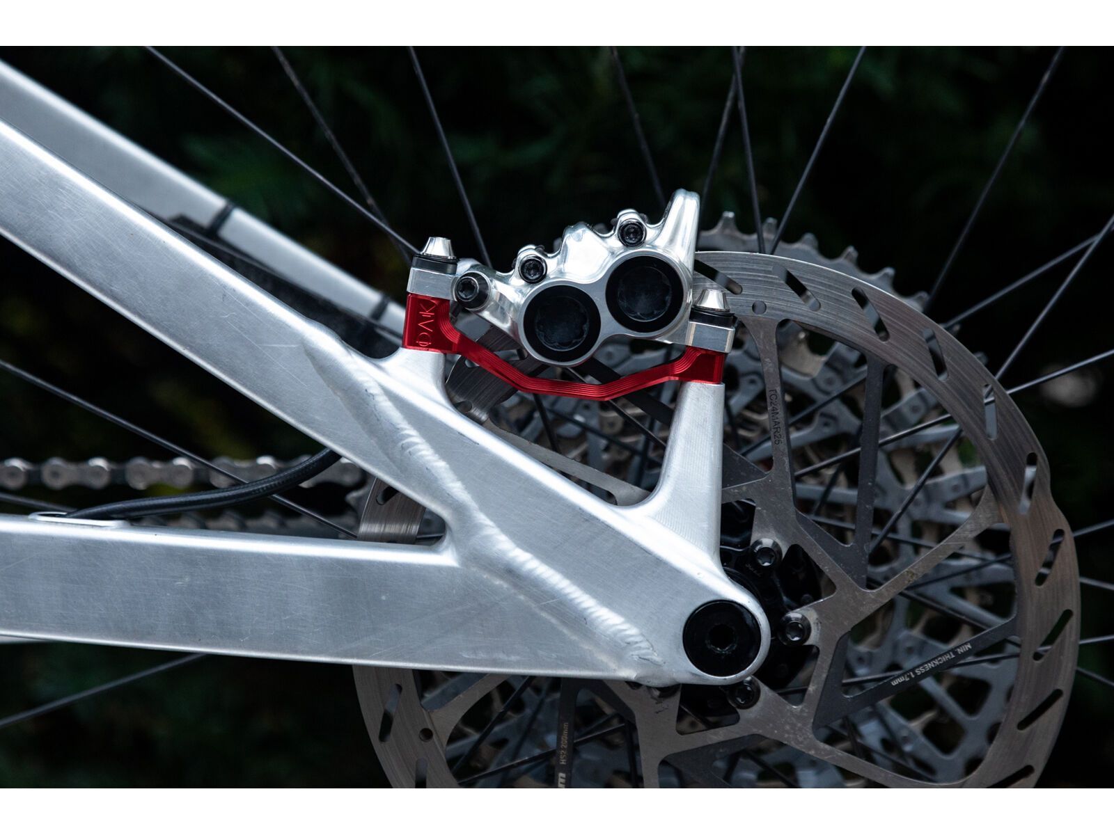 OAK Components Plasmadapt Bremsadapter PM +20 mm, red | Bild 2