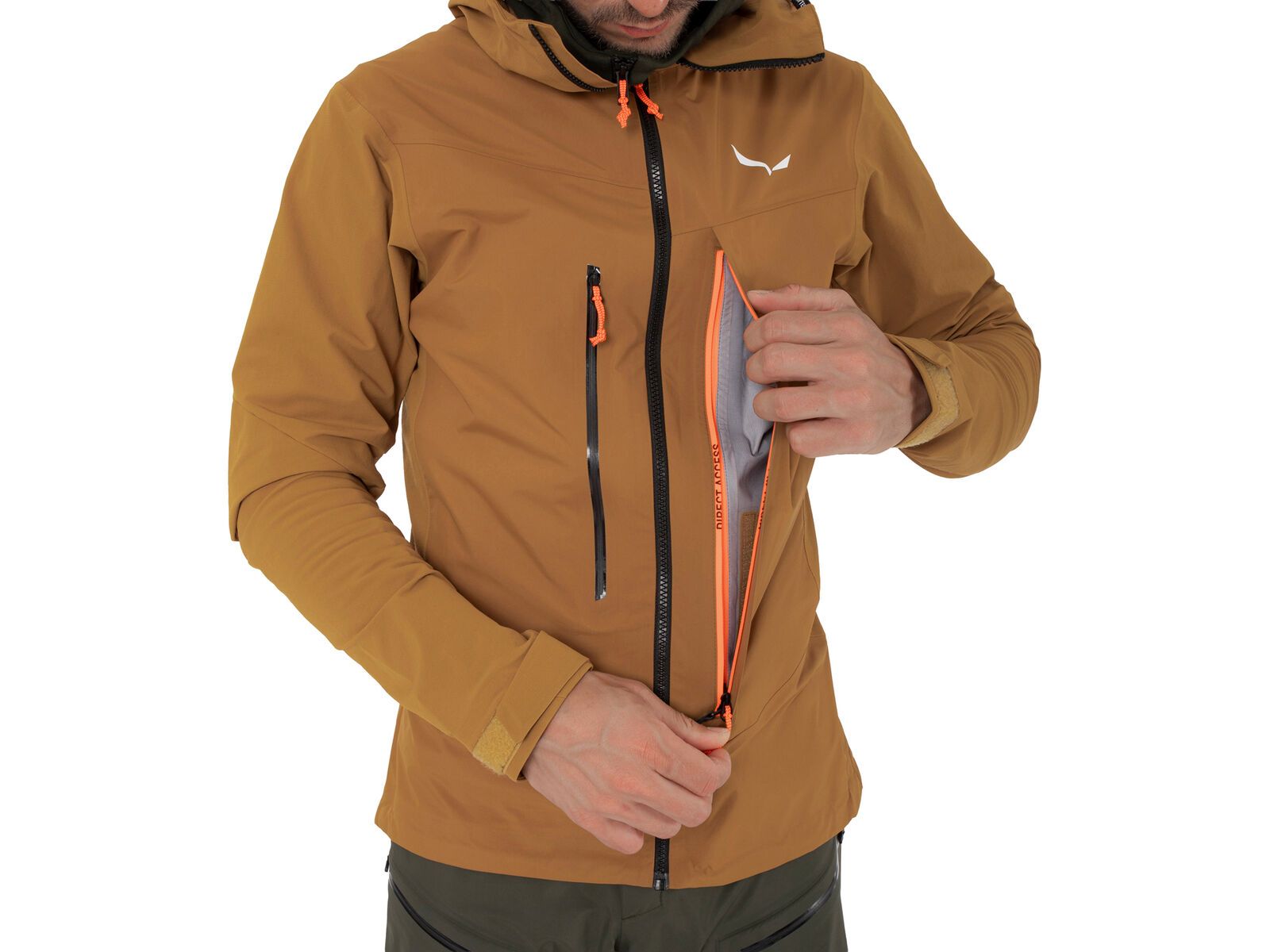 Salewa Sella Durastretch Hybrid Softshell Jacke Herren, black out | Bild 5