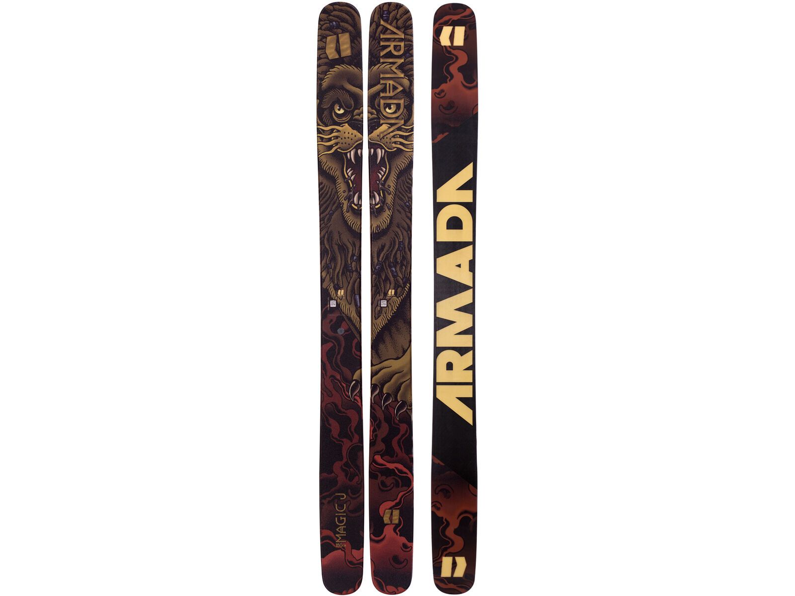 Set: Armada Magic J 2019 + Salomon STH2 WTR 16 gold/black | Bild 2