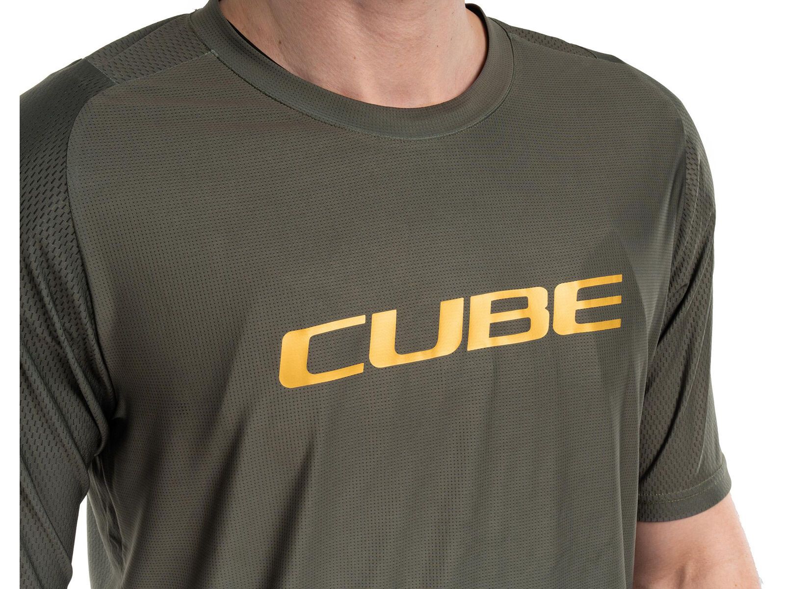 Cube MTB Trikot TM kurzarm, olive | Bild 3