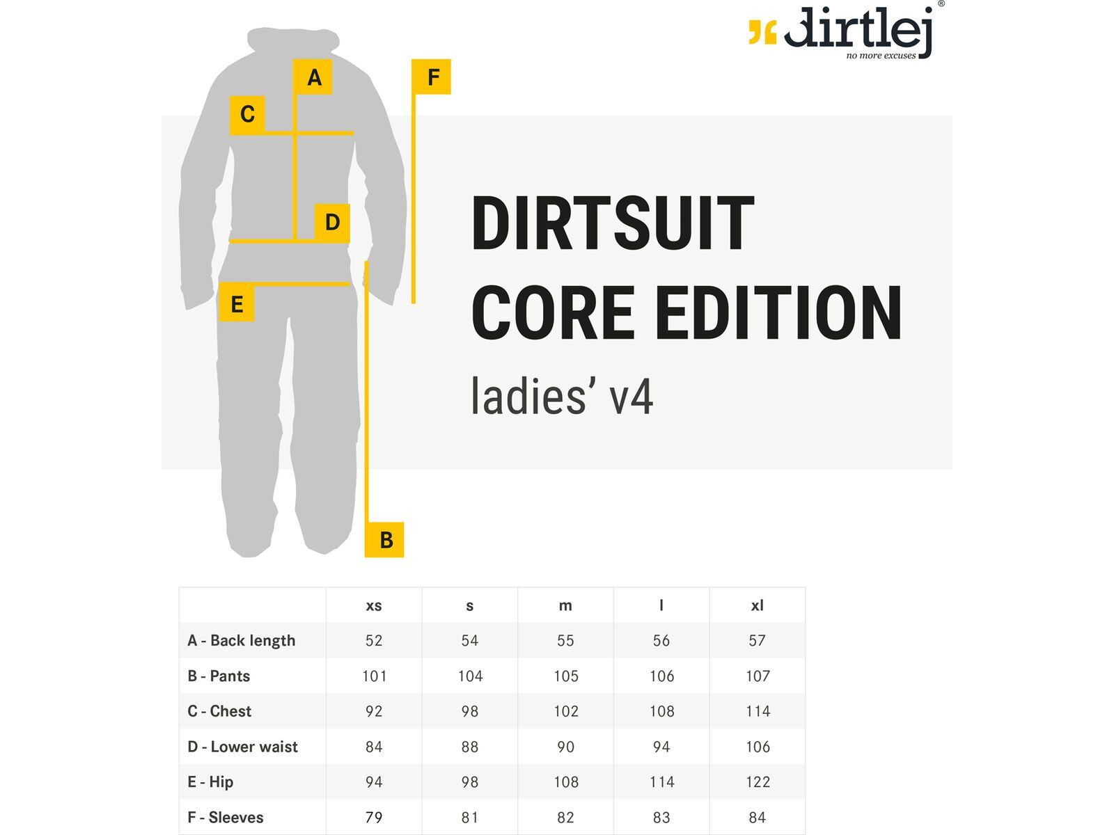 dirtlej DirtSuit Core Edition Ladies Cut V4.0, black/honey | Bild 13