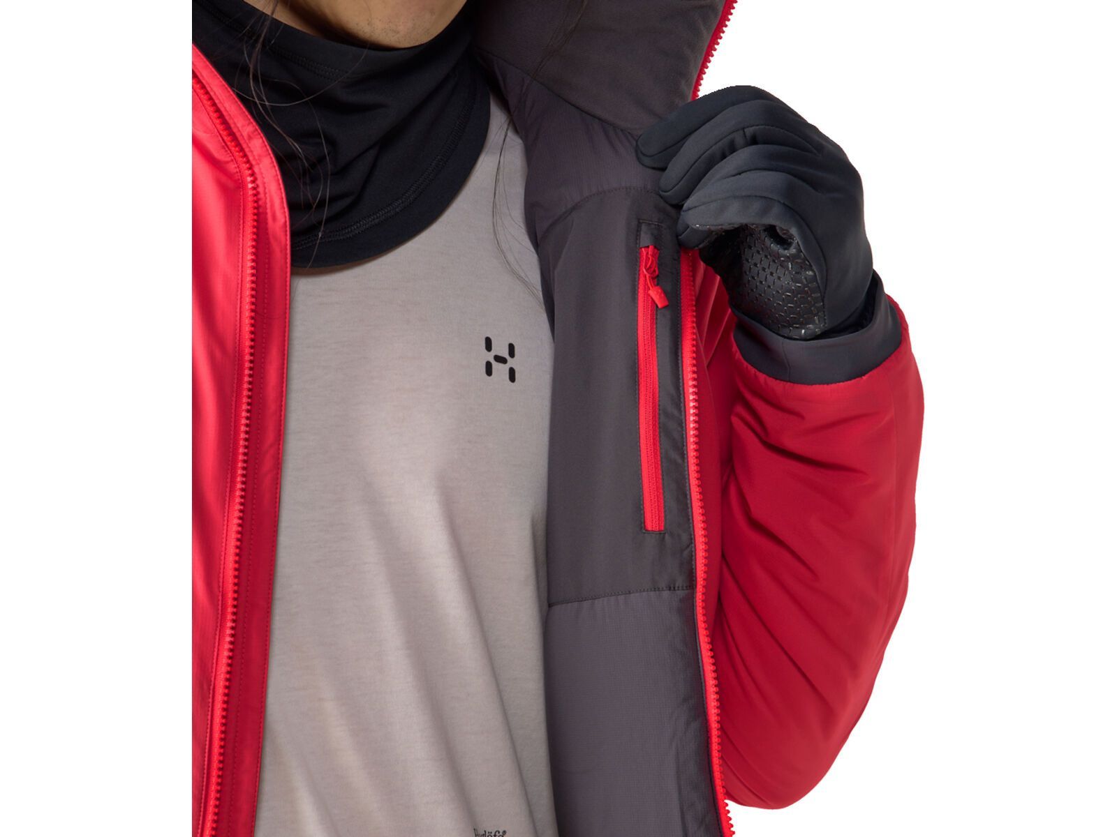 Haglöfs MIMIC Alert Hood Men, bright red | Bild 9