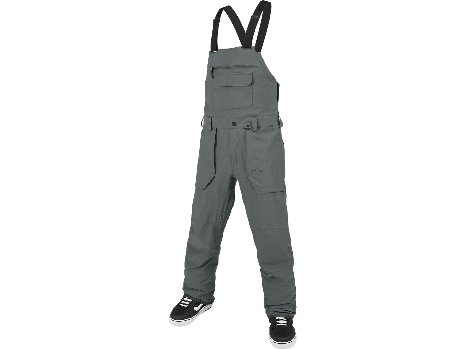 Volcom Roan Bib Overall, dark grey | Bild 1