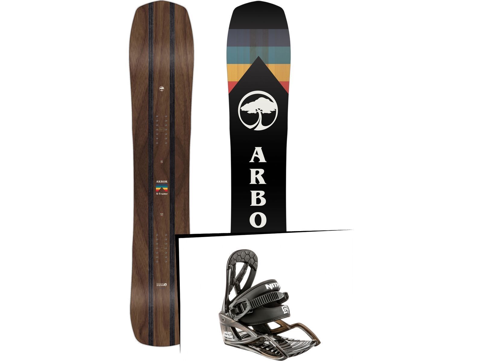 Set: Arbor A-Frame 2019 + Nitro Charger Micro black | Bild 1